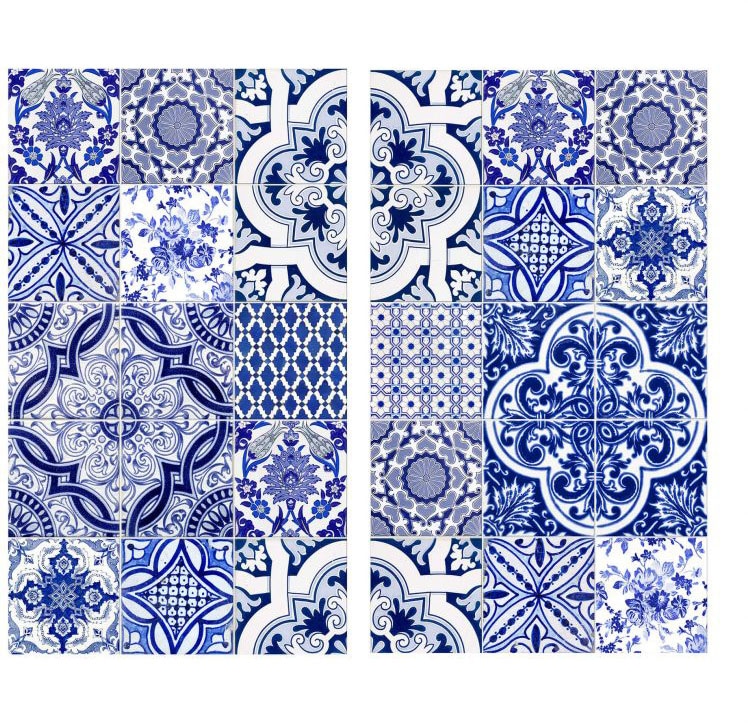 Wall-Art Herd-Abdeckplatte »Glasbild portugiesische Kacheln«, (1 tlg.) kaufen