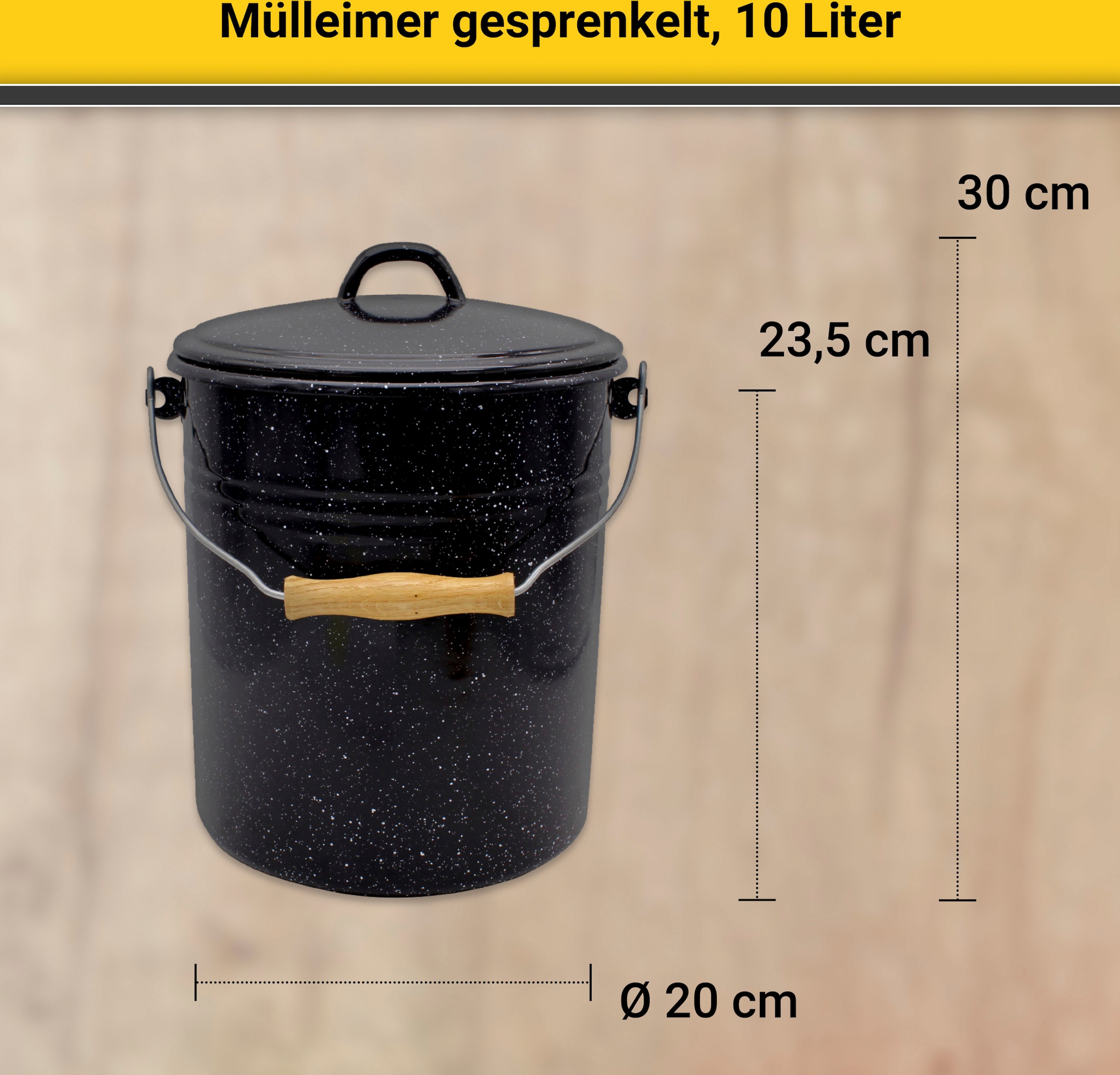 Krüger Mülleimer, 1 Behälter