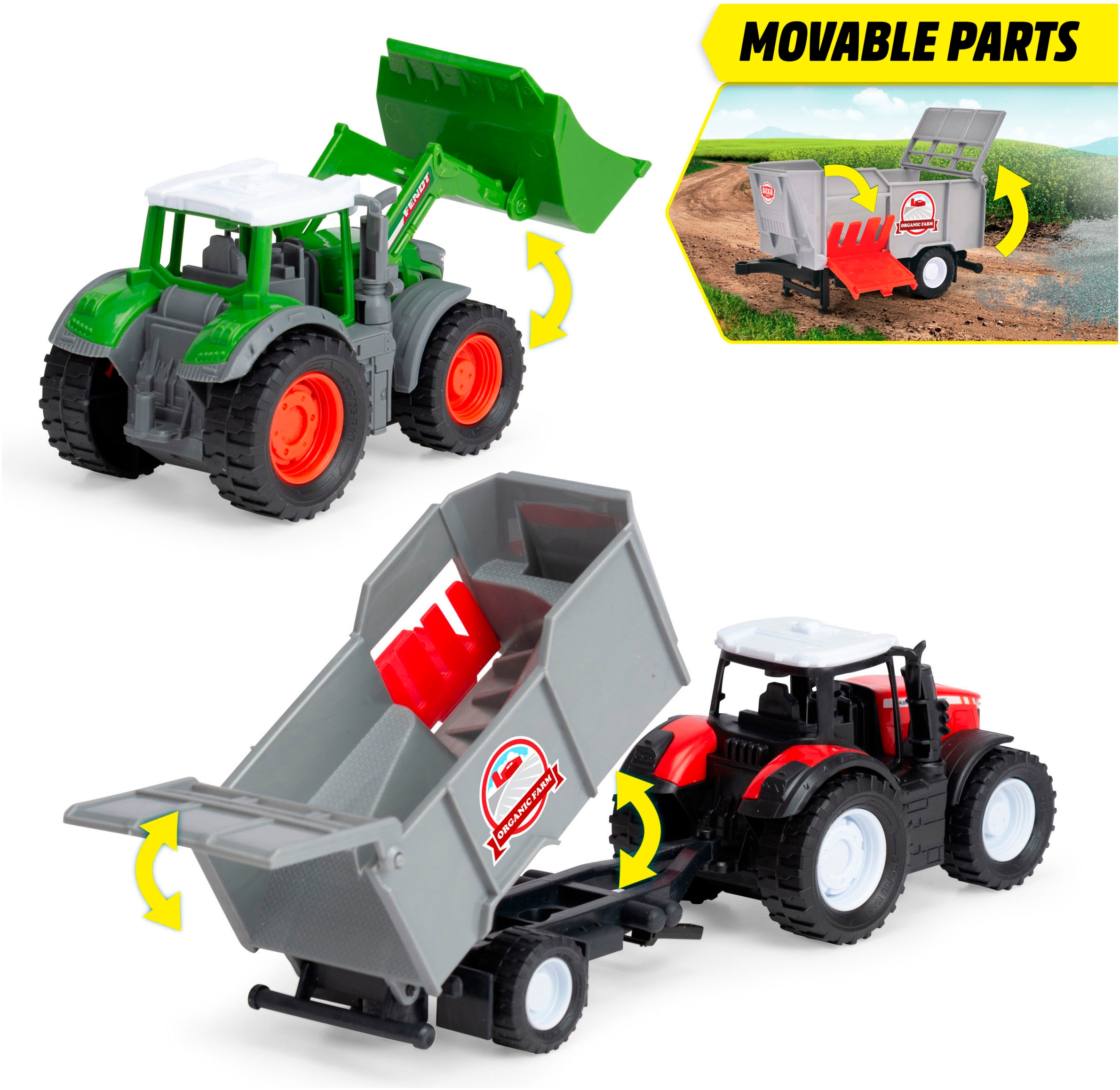Dickie Toys Spielzeug-Traktor »Farm Set«