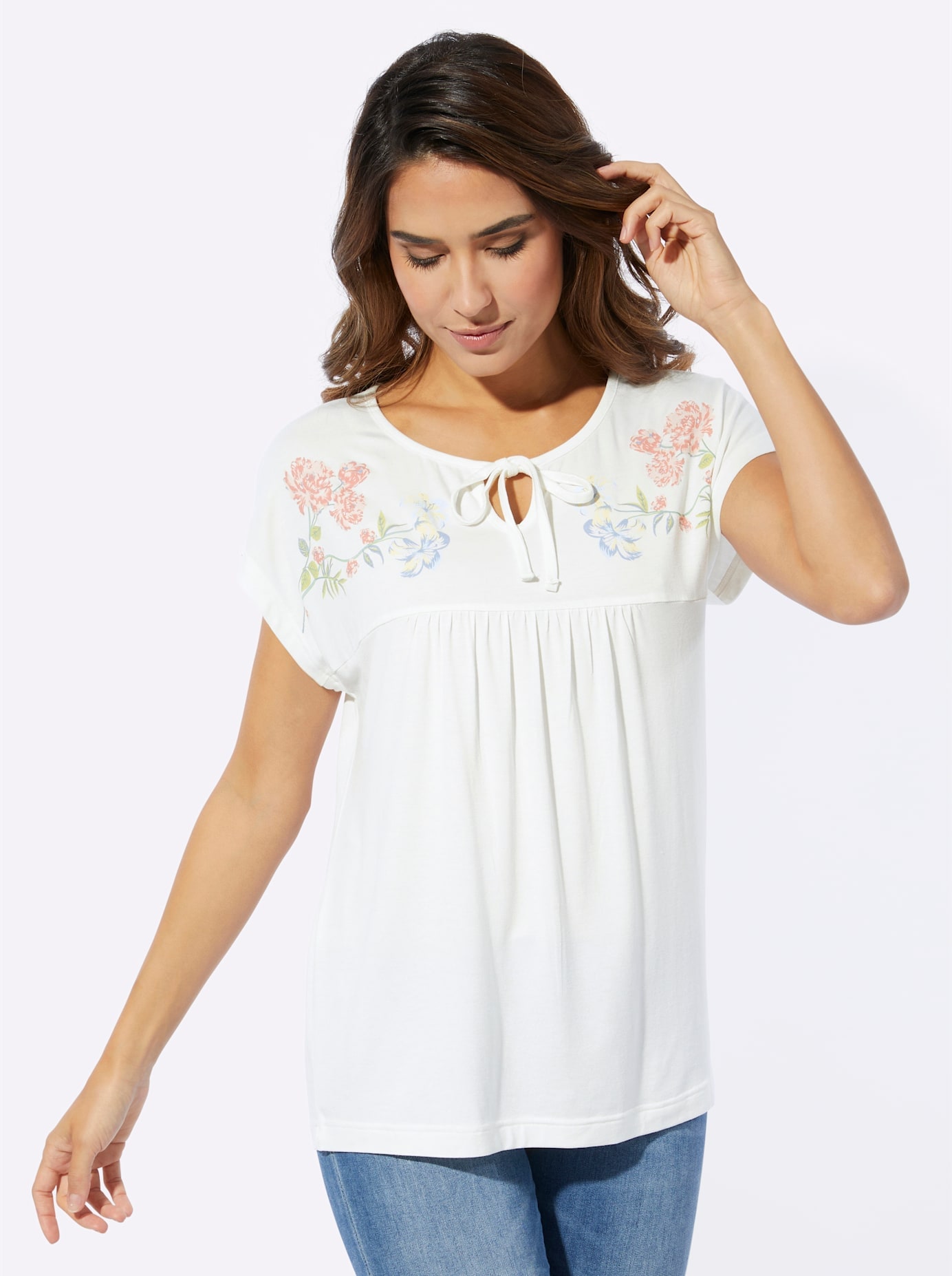 Classic Basics Rundhalsshirt »Rundhals-Shirt«, (1 tlg.)