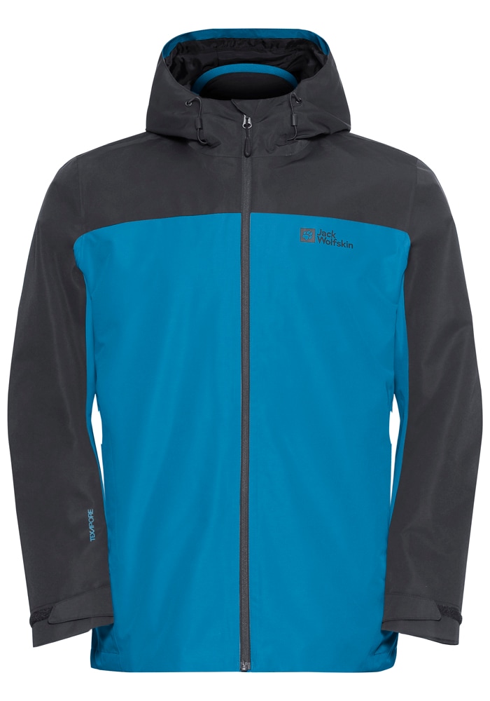 Jack Wolfskin 3-in-1-Funktionsjacke »TAUBENBERG 3IN1 JKT M«, mit Kapuze, 3in1, wasserdicht, Übergangsjacke