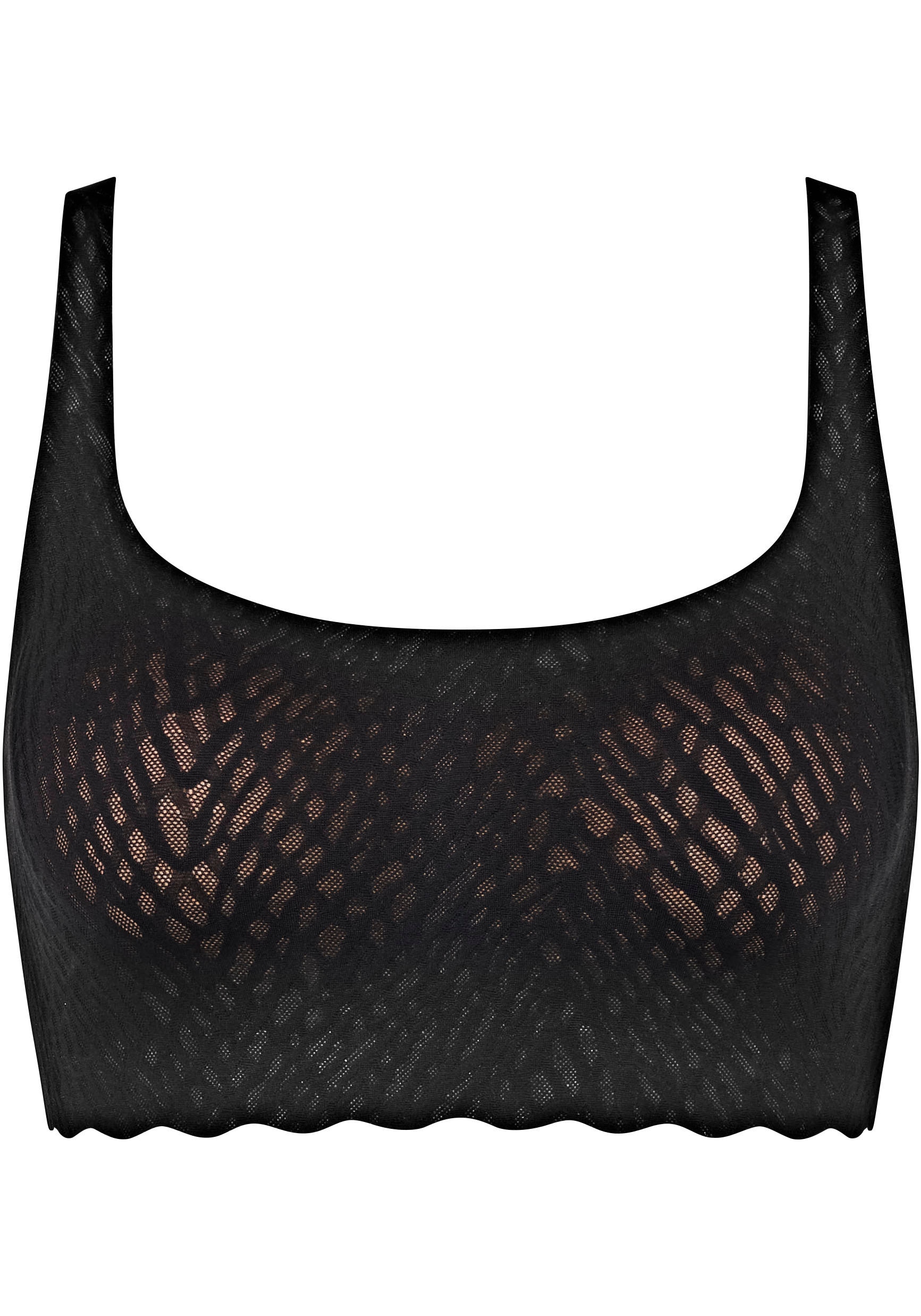sloggi Bustier »ZERO Feel Bliss Top«, unsichtbar mit Spitzenoptik