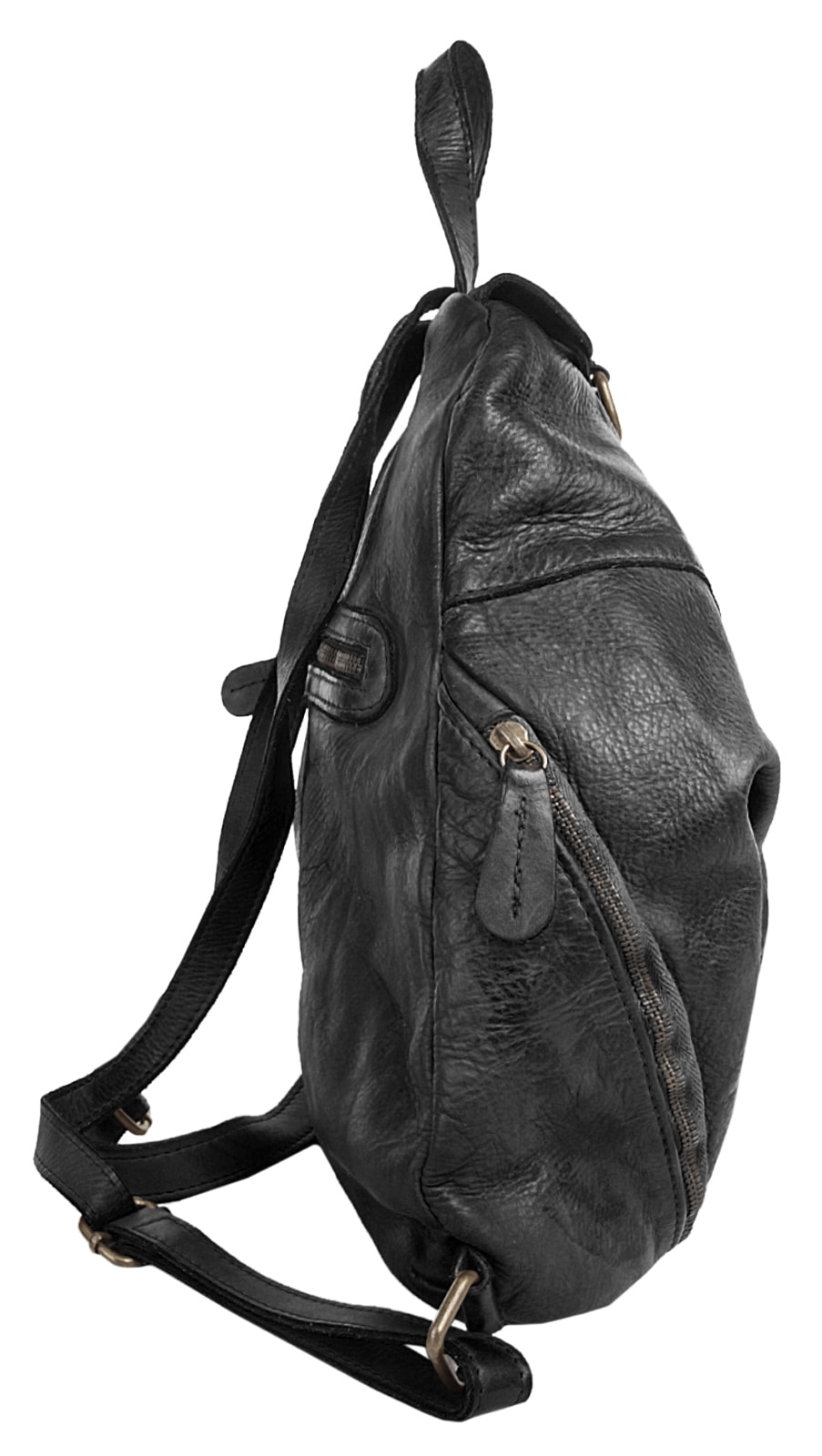 Samantha Look Cityrucksack, echt Leder, Made in Italy