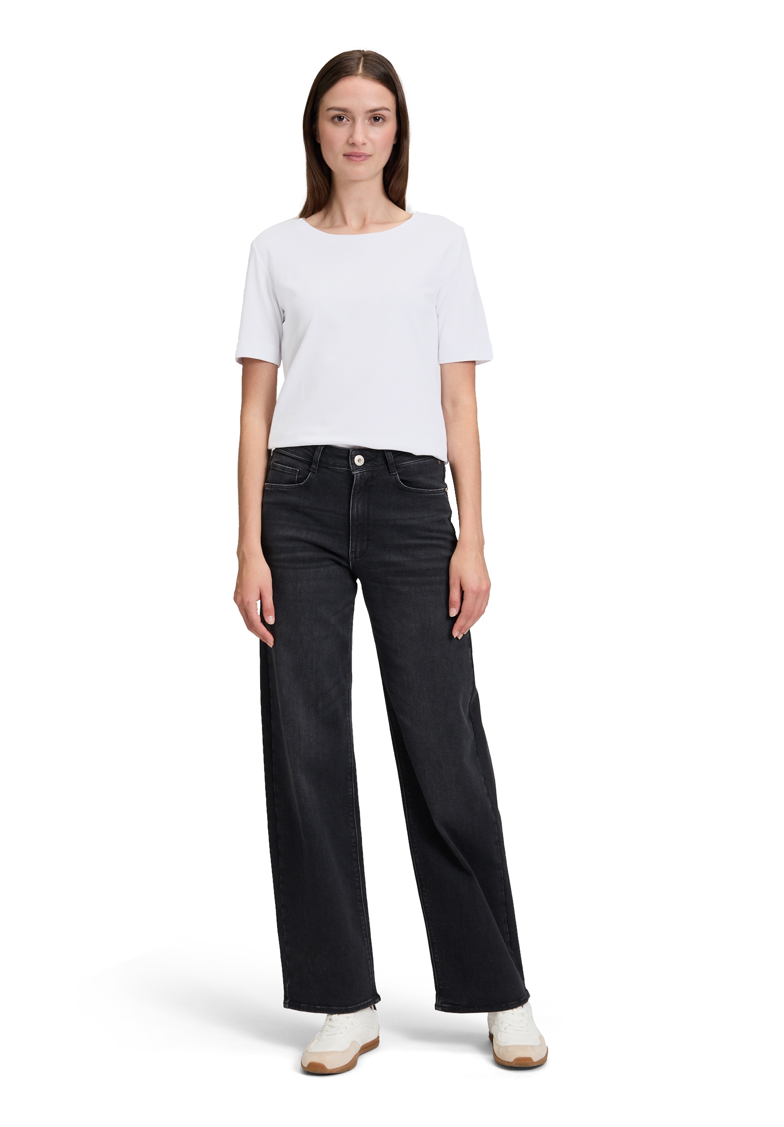Betty&Co T-Shirt »Basic Shirt mit Rundhalsausschnitt«