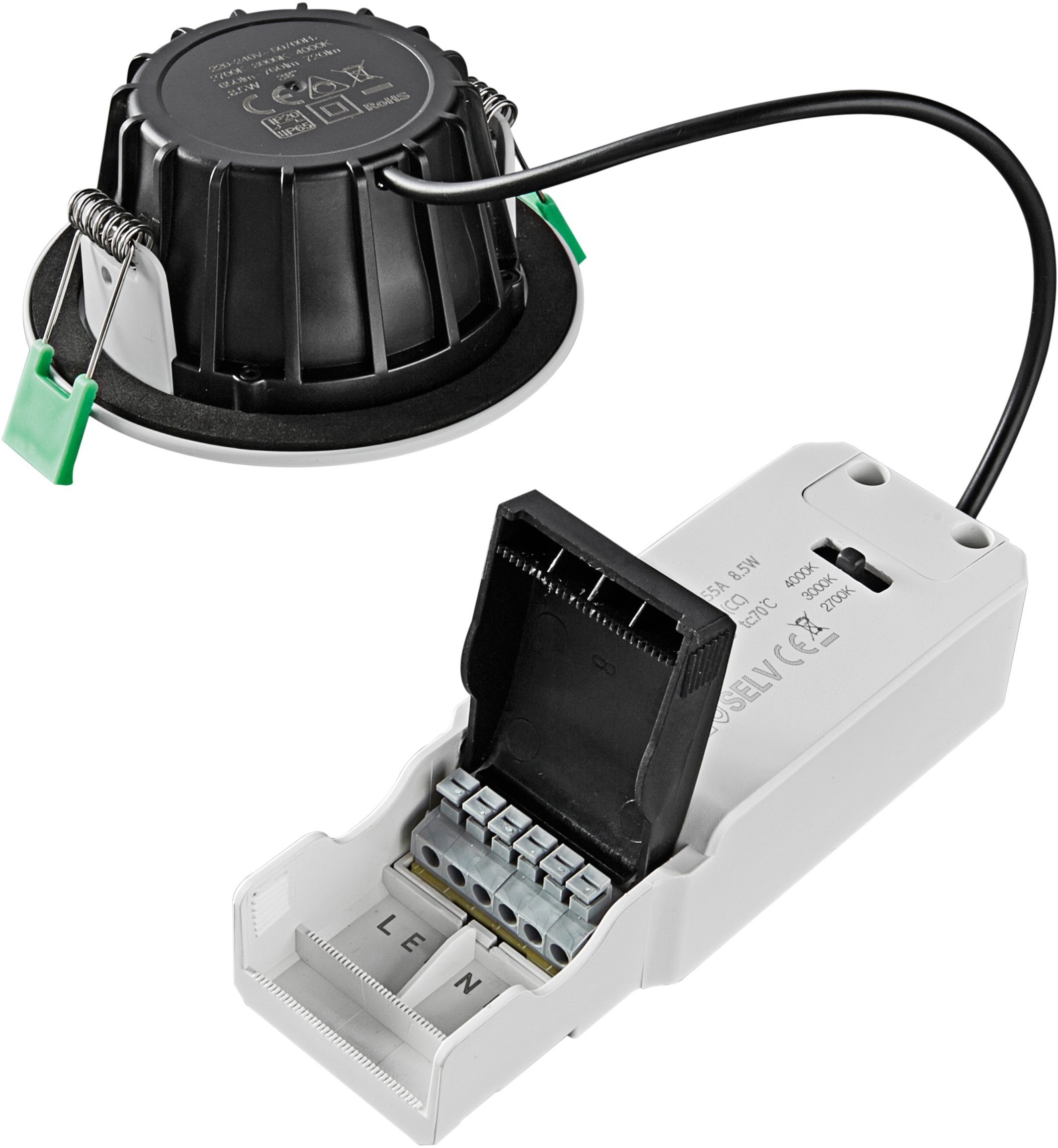 HEITRONIC LED Einbaustrahler »DL8002«, 1 flammig-flammig, Einbaulampe,  Einbauleuchte, LED-Downlight, schwenk- und dimmbar online kaufen | mit 3  Jahren XXL Garantie