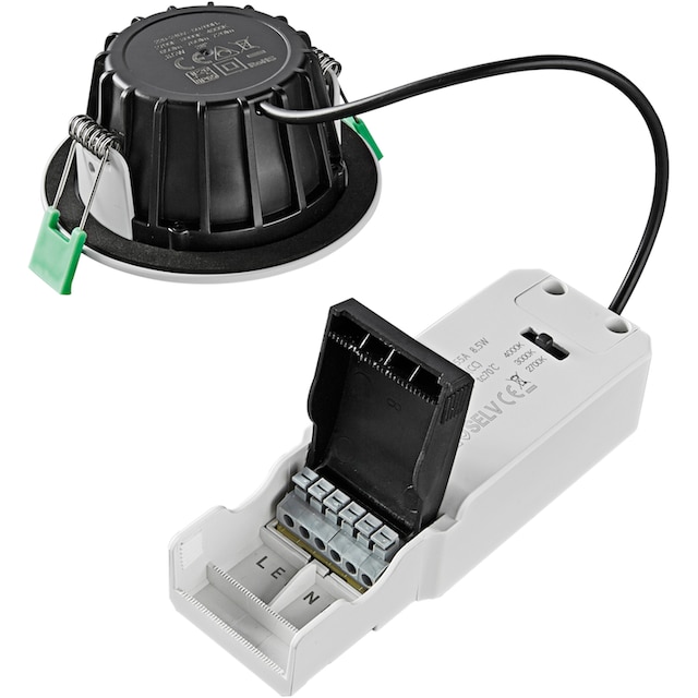 HEITRONIC LED Einbaustrahler »DL8002«, 1 flammig-flammig, Einbaulampe,  Einbauleuchte, LED-Downlight, schwenk- und dimmbar online kaufen | mit 3  Jahren XXL Garantie
