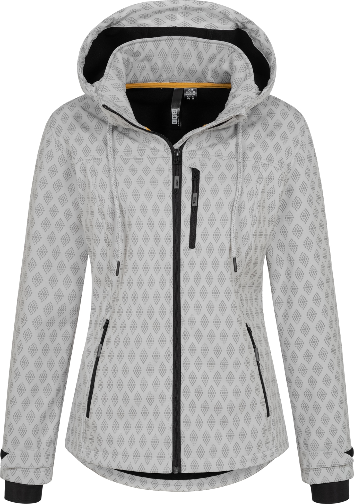 Softshelljacke »SHELBY PEAK III Women«, leichte Softshelljacke mit All-Over-Print und...