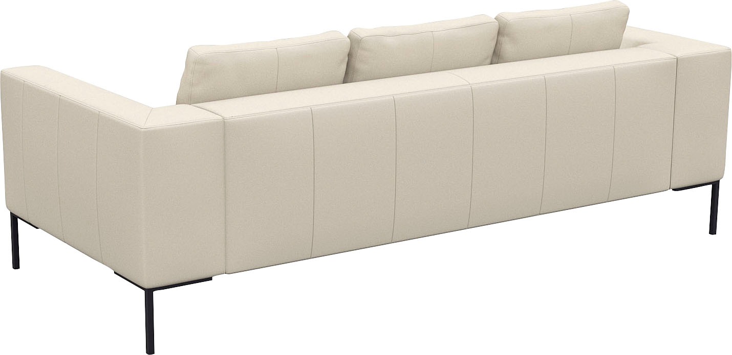 FLEXLUX 3-Sitzer »Loano, superbequemer Sitzkomfort durch Kaltschaum im Sitz«, modernes Sofa, frei im Raum stellbar, lose Kissen