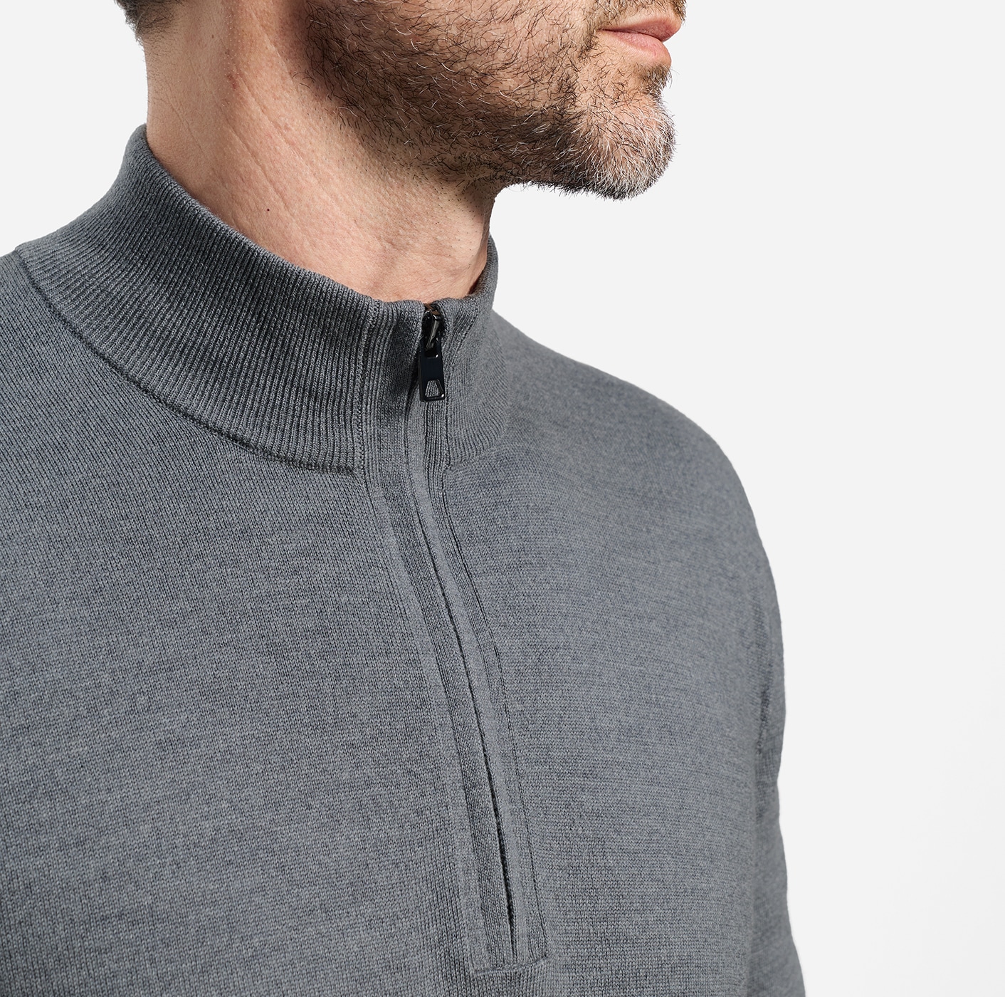 OLYMP Troyer mit Stehkragen, regular fit