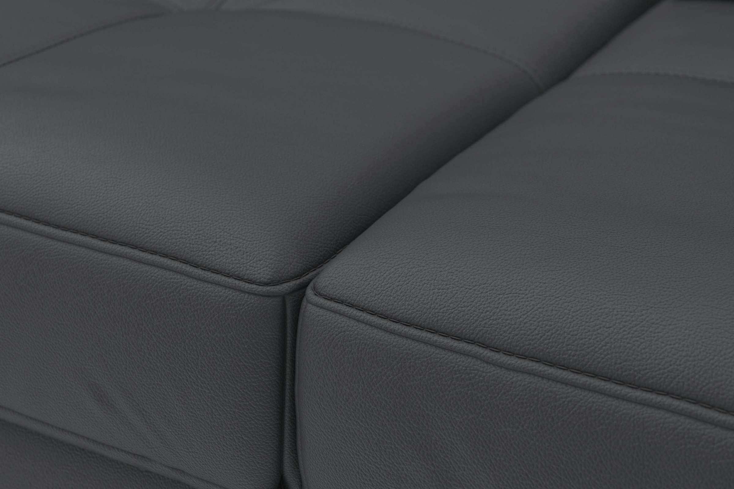 Places of Style Ecksofa Costello, mit Sitztiefenverstellung und Armlehnfunktion, incl. 3 Nierenkissen