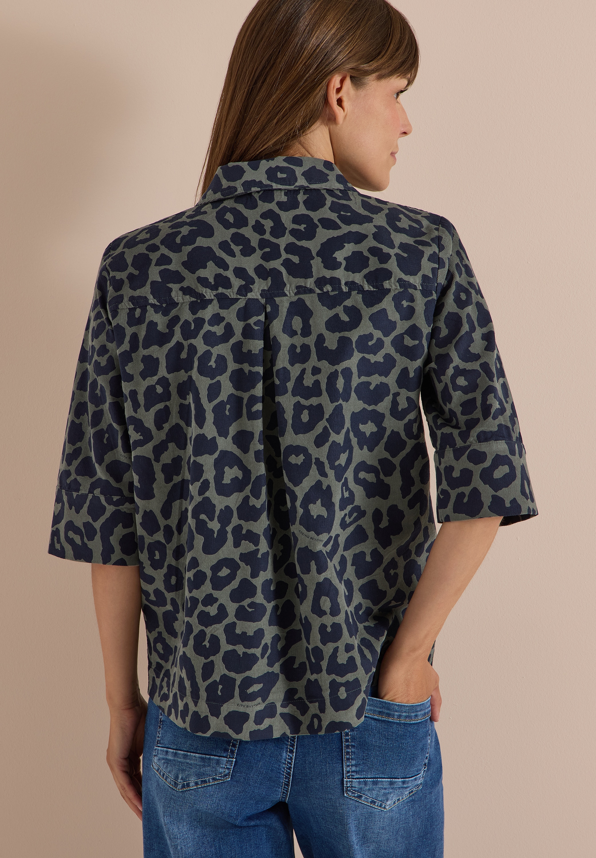 Cecil Hemdbluse Animal-Print, Baumwollqualität