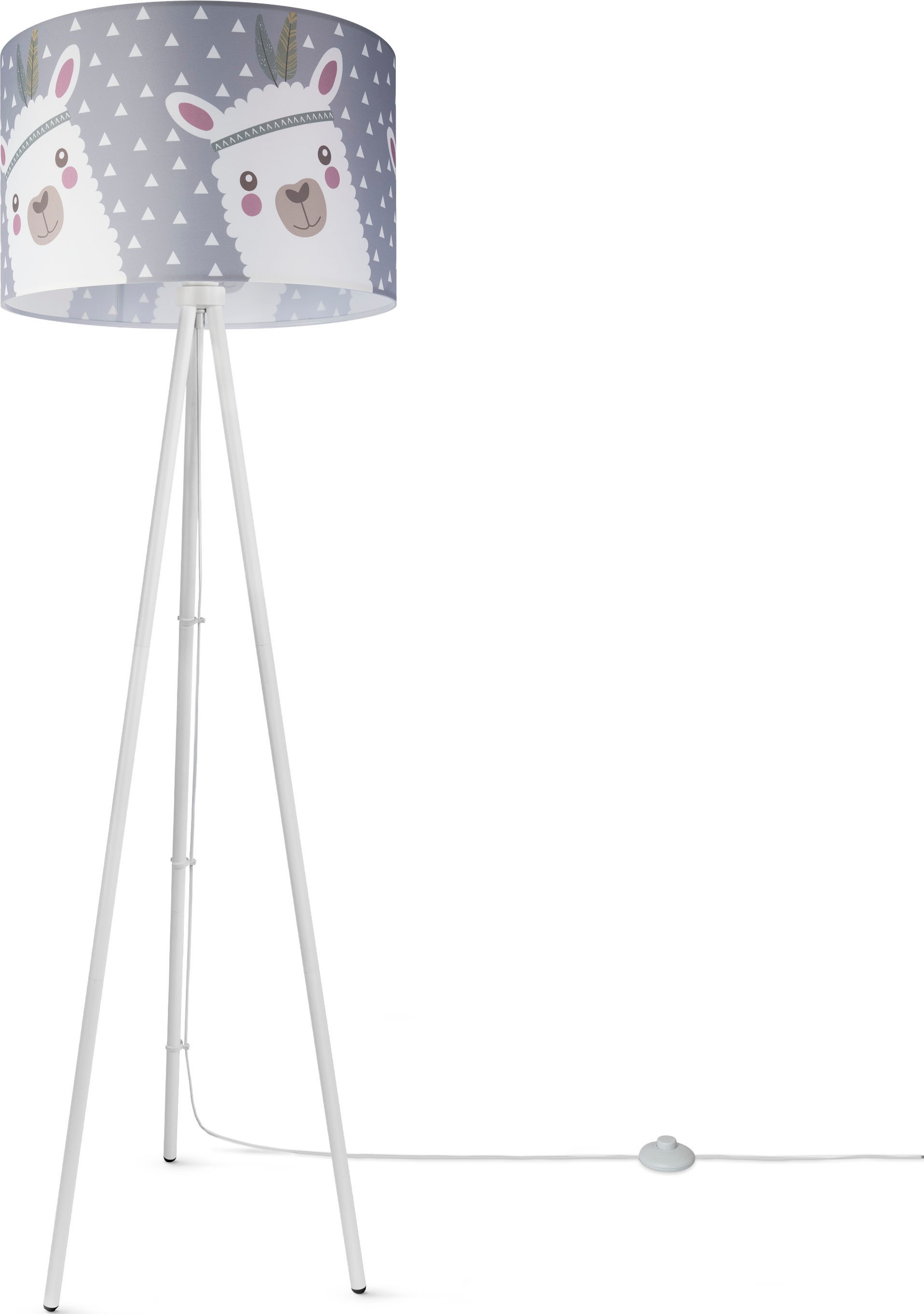 Stehlampe »Trina Ela«, Kinderlampe LED Kinderzimmer Lampe Mit Lama-Motiv Stehleuchte E27