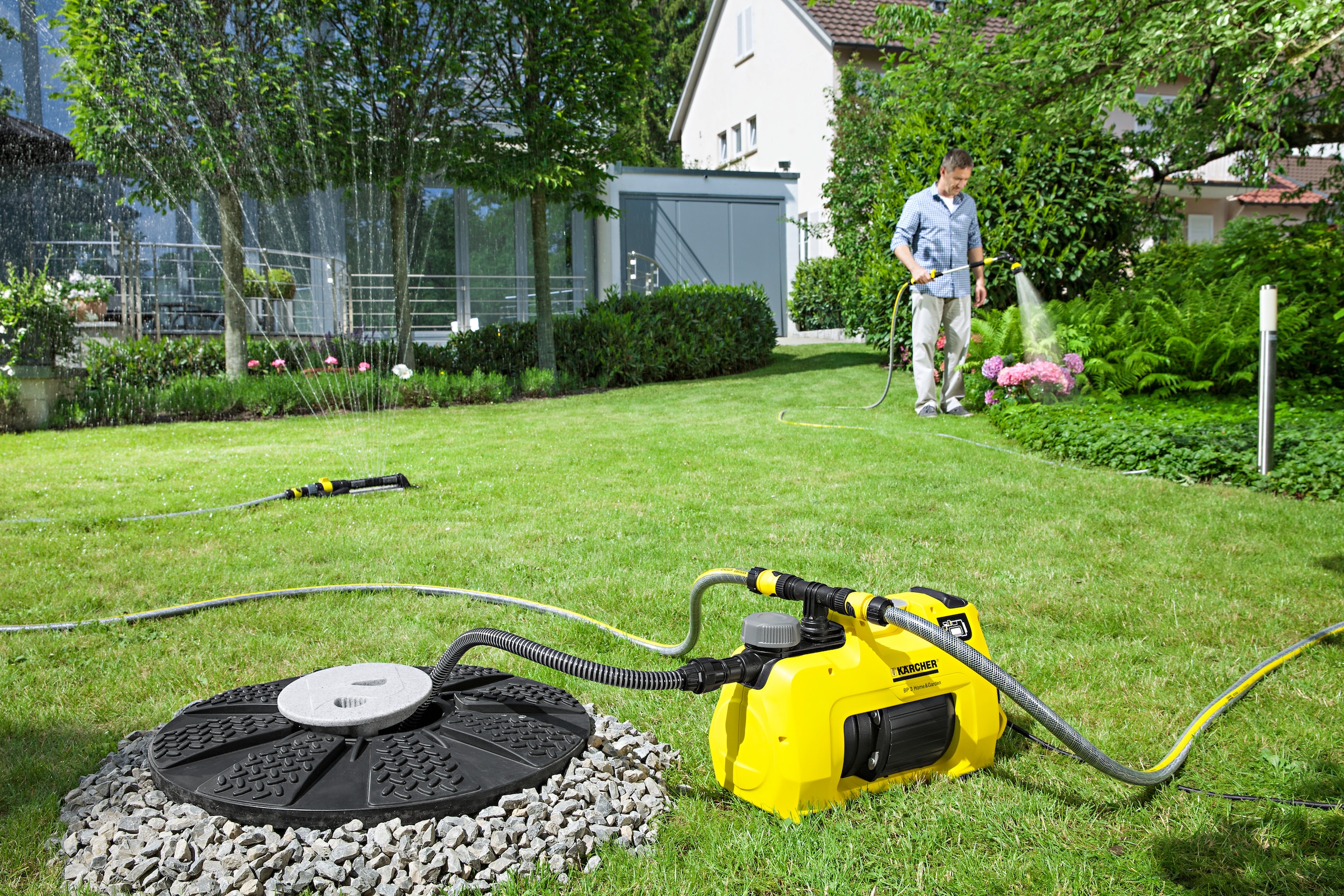 KÄRCHER Gartenpumpe »BP 3 HOME & GARDEN«, Automatik-Start/Stopp-Funktion