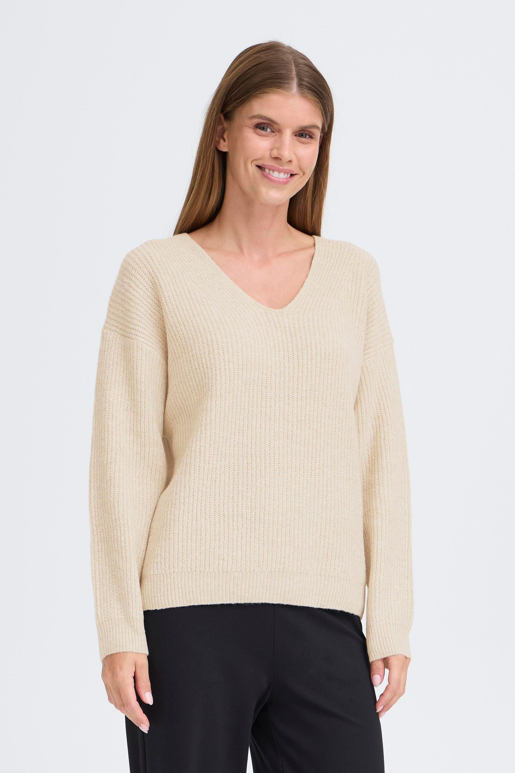 OXMO V-Ausschnitt-Pullover »V-Ausschnitt-Pullover OXCallie«