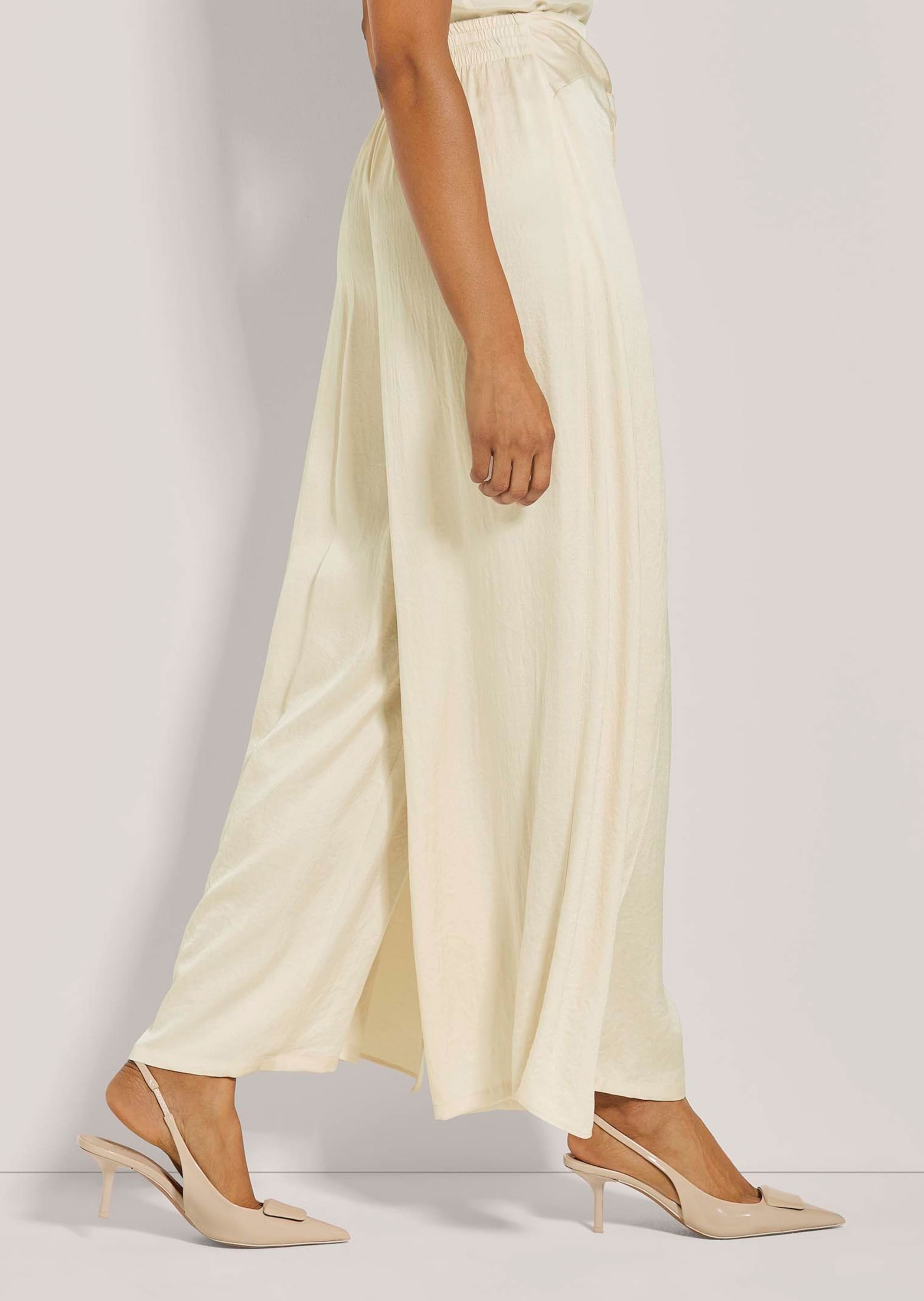 MADELEINE Stoffhose »Palazzo-Hose Sommerliche Stoffhose mit Überwurf«  Weite Hose mit Überwurf