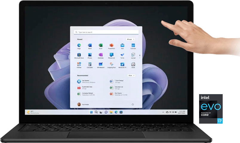 Notebook »Surface Laptop 5«, 38,1 cm, / 15 Zoll, Intel, Core i7, Iris Xe Graphics,...