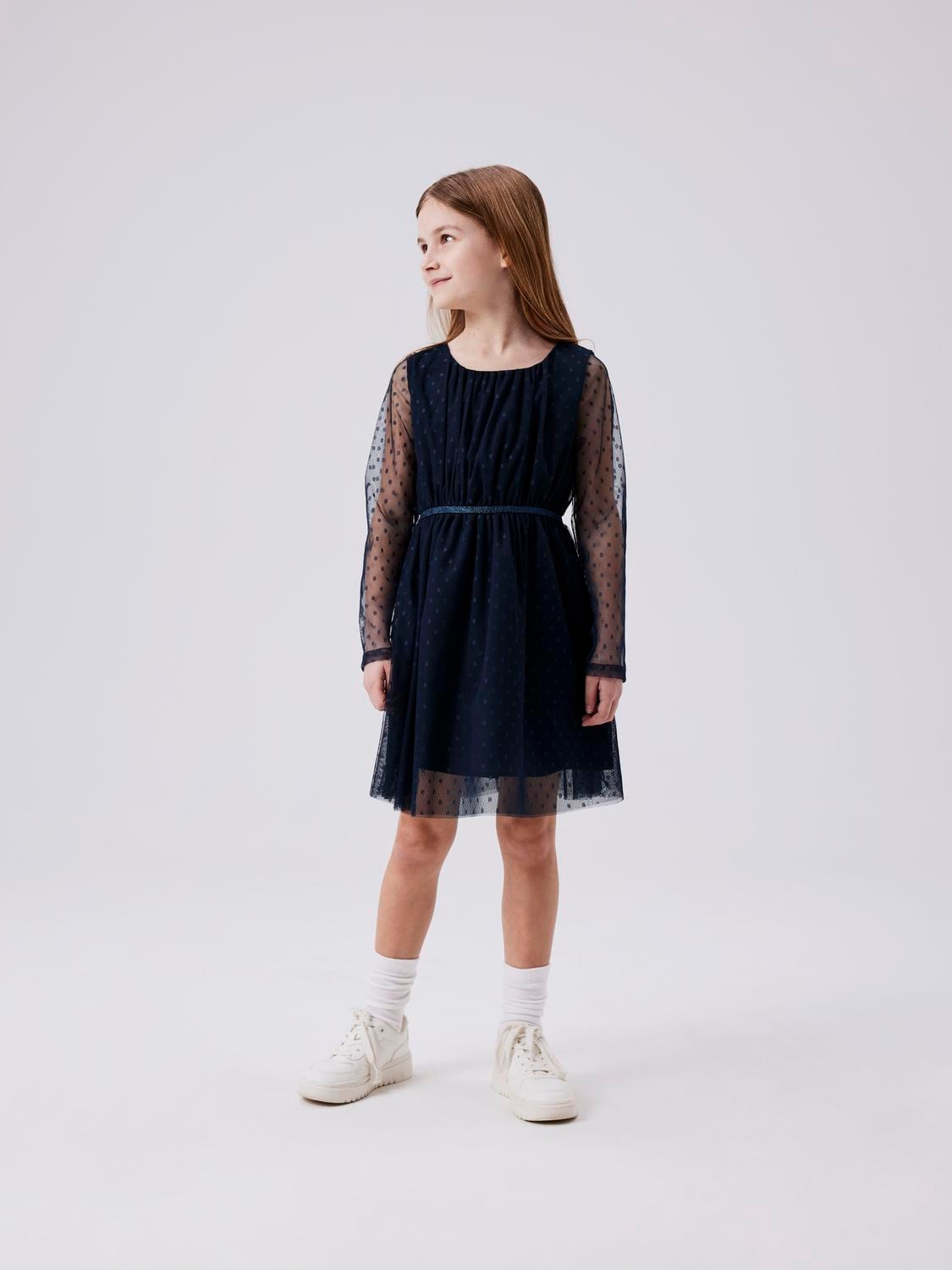 Name It Minikleid »NKFVABOS LS DRESS NOOS«