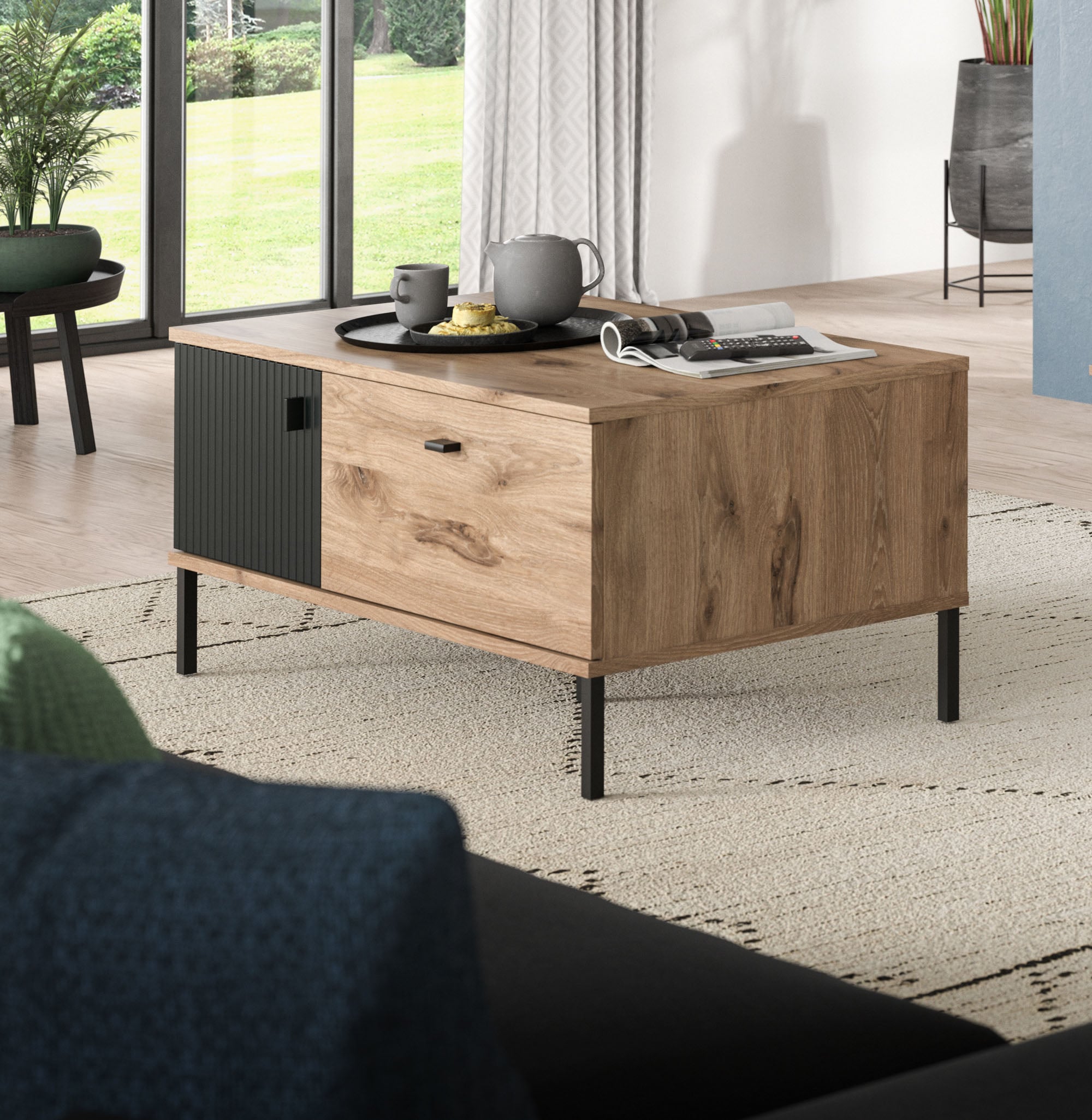 INOSIGN Couchtisch »TREVERK, Breite: 100 cm« 1 Stk. tlg. Couchtisch, Wohnzimmertisch, Beistelltisch, Wohnzimmer