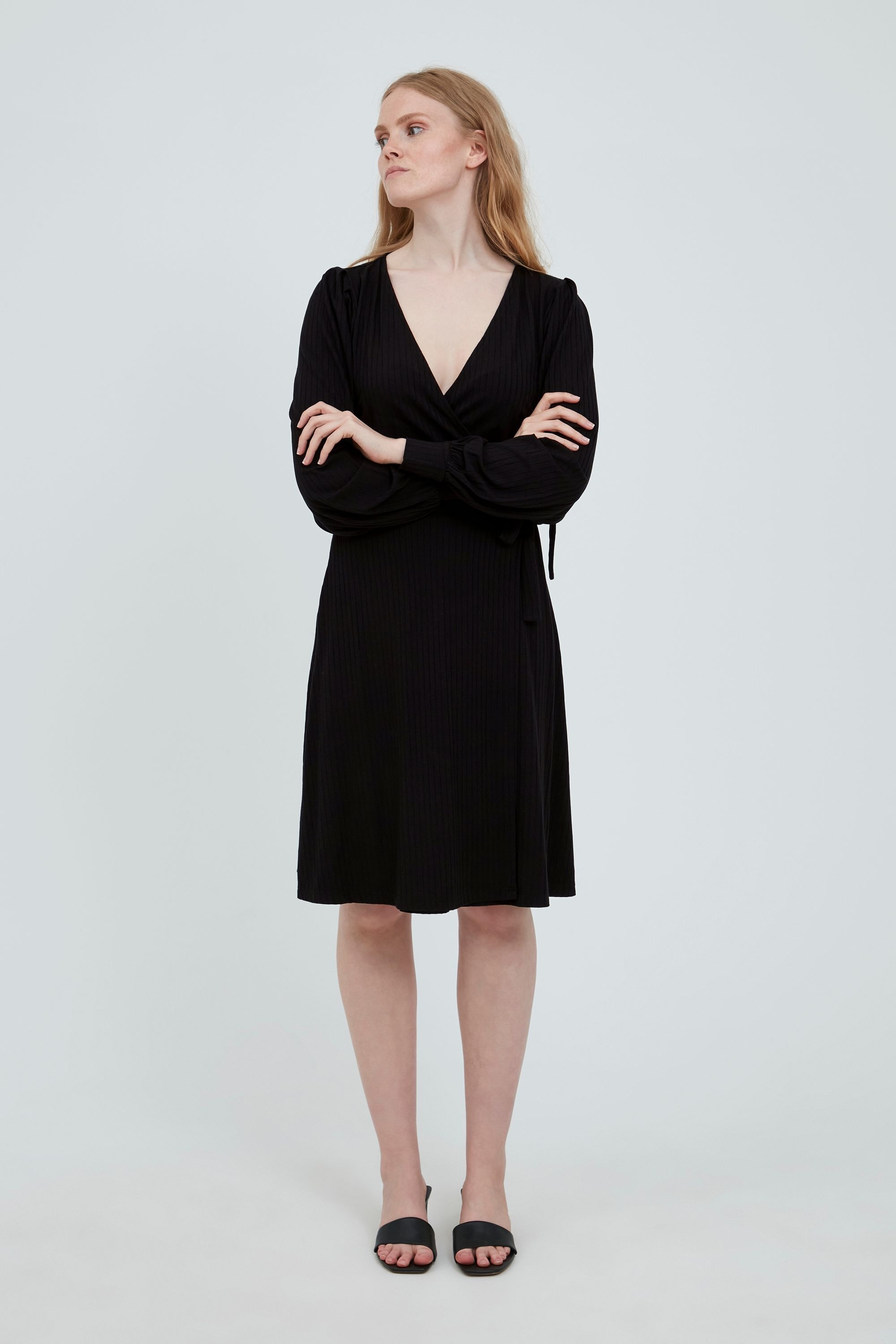fransa Wickelkleid »Wickelkleid FRBerib«