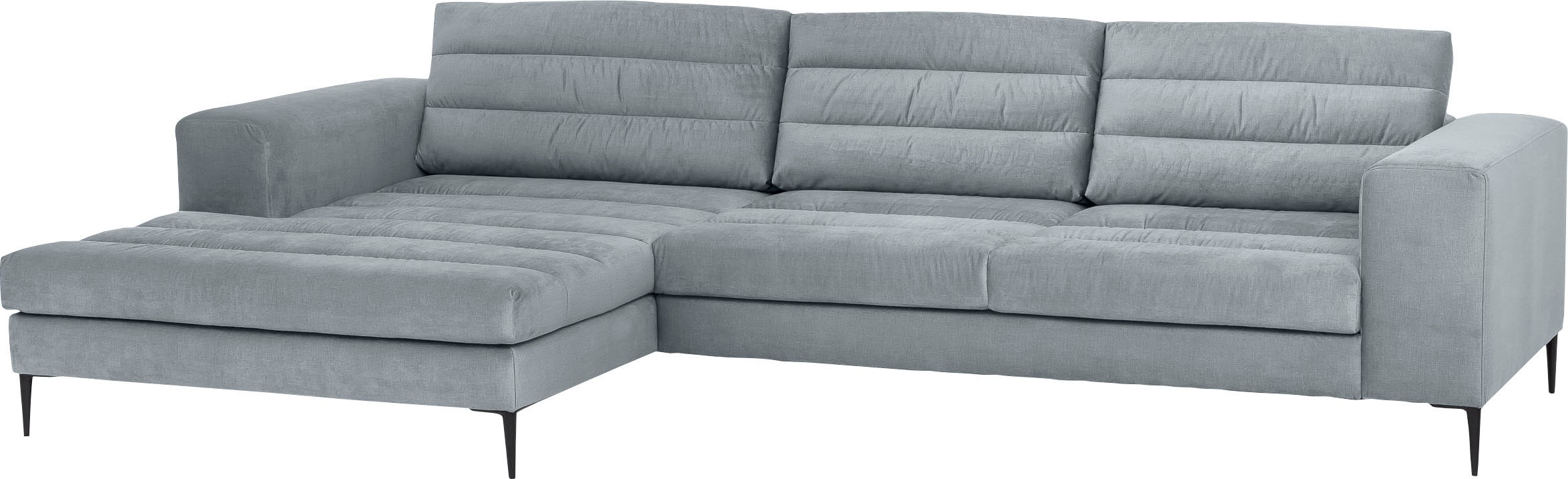 TRENDMANUFAKTUR Ecksofa »Arabella«, hohe online breiter extra Metall bei mit Recamiere, aus Füße extra UNIVERSAL