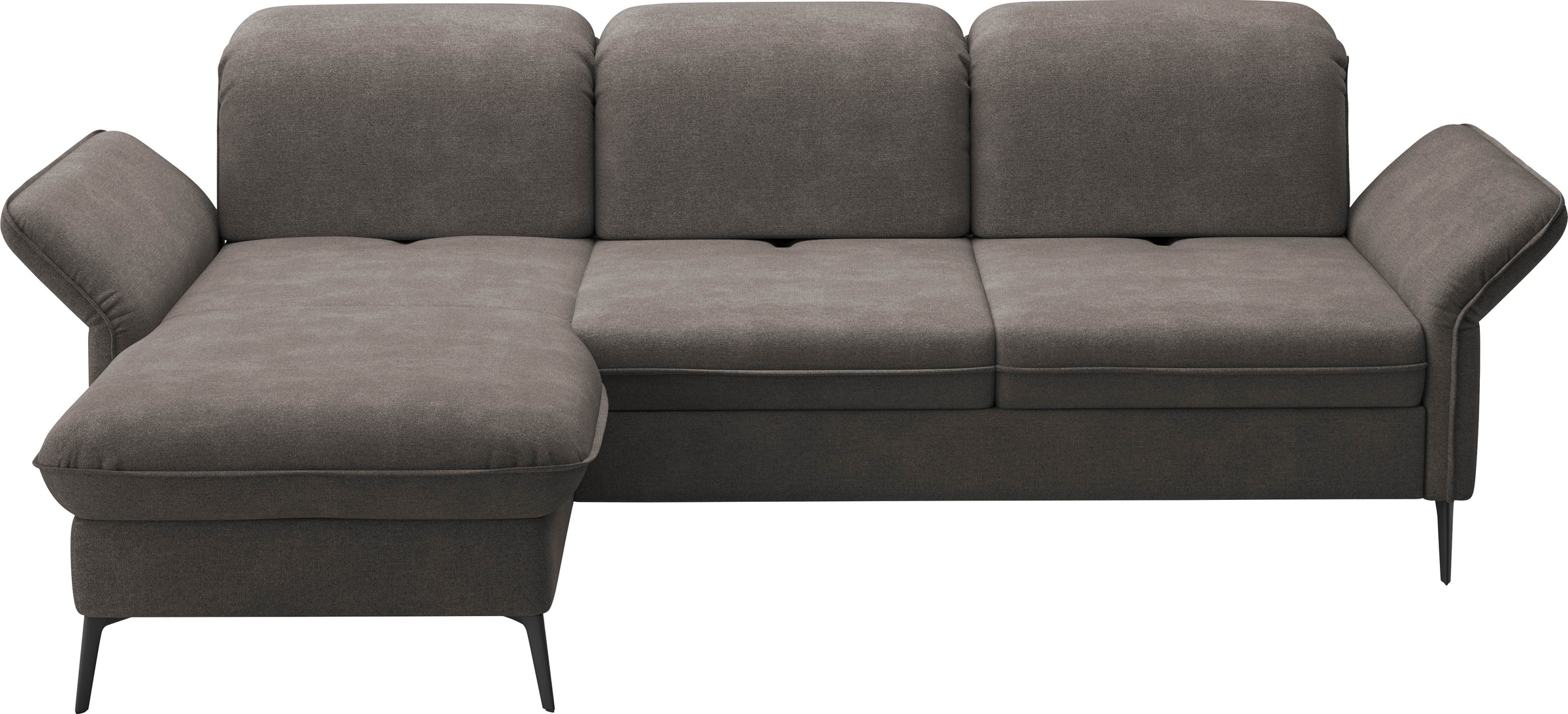 sit&more Ecksofa »Emely, inkl. Sitztiefenverstellung«, wahlweise mit Bettfunktion,Bettkasten,Kopf- & Armteilverstellung