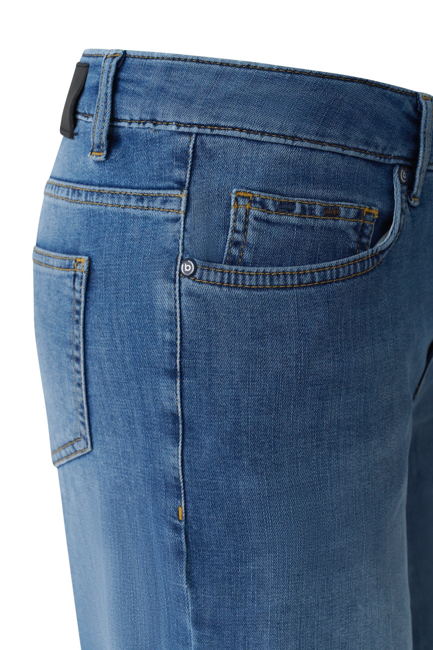bugatti 5-Pocket-Jeans, mit geradem Beinverlauf