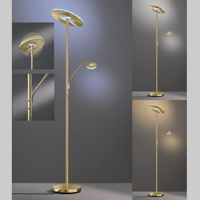 FISCHER & HONSEL LED Deckenfluter »Dent«, 2 flammig, Leuchtmittel LED-Modul | LED fest integriert