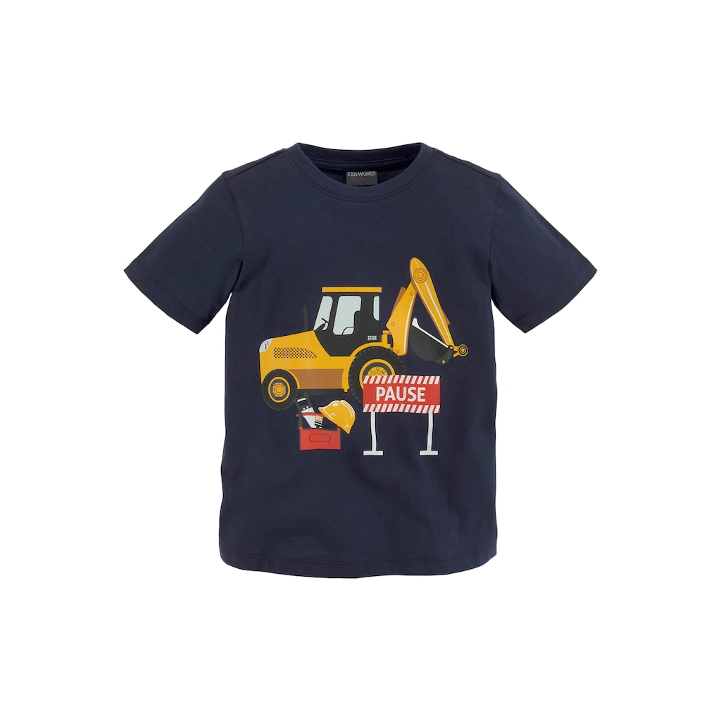 KIDSWORLD T-Shirt »BEST JOB EVER!«, (Packung, 2er-Pack)