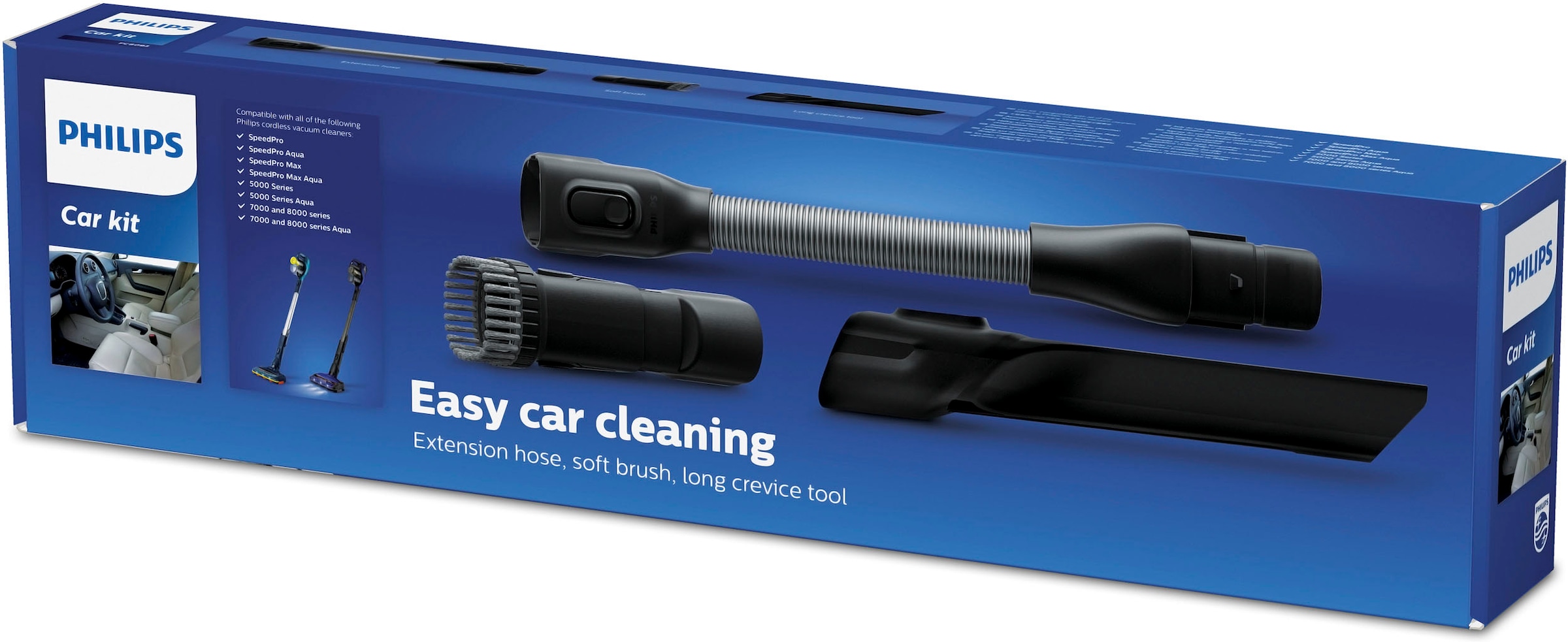 Philips, Staubsaugerdüsen-Set »FC8093/01« ideal zum Reinigen des Autos, schwarz, Staubsaugerdüsen-Set