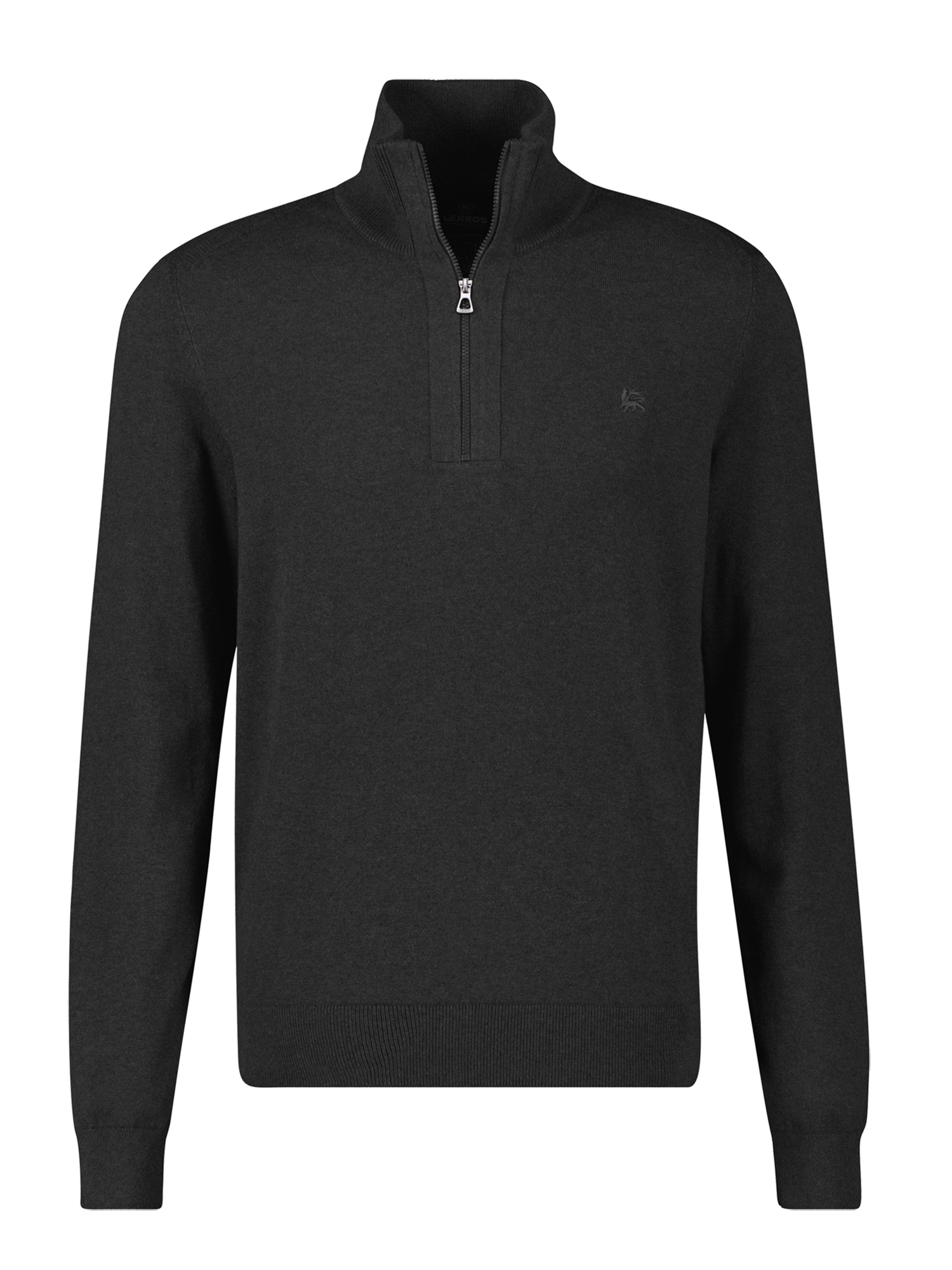 LERROS Troyer »Flachstrickpullover mit Troyerkragen«