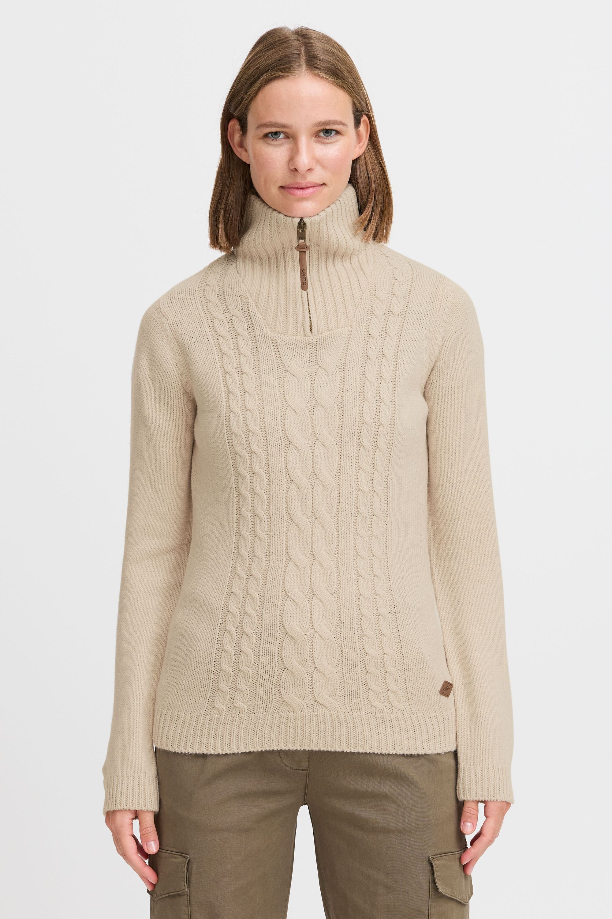 OXMO Strickjacke »Strickpullover OXCarry«