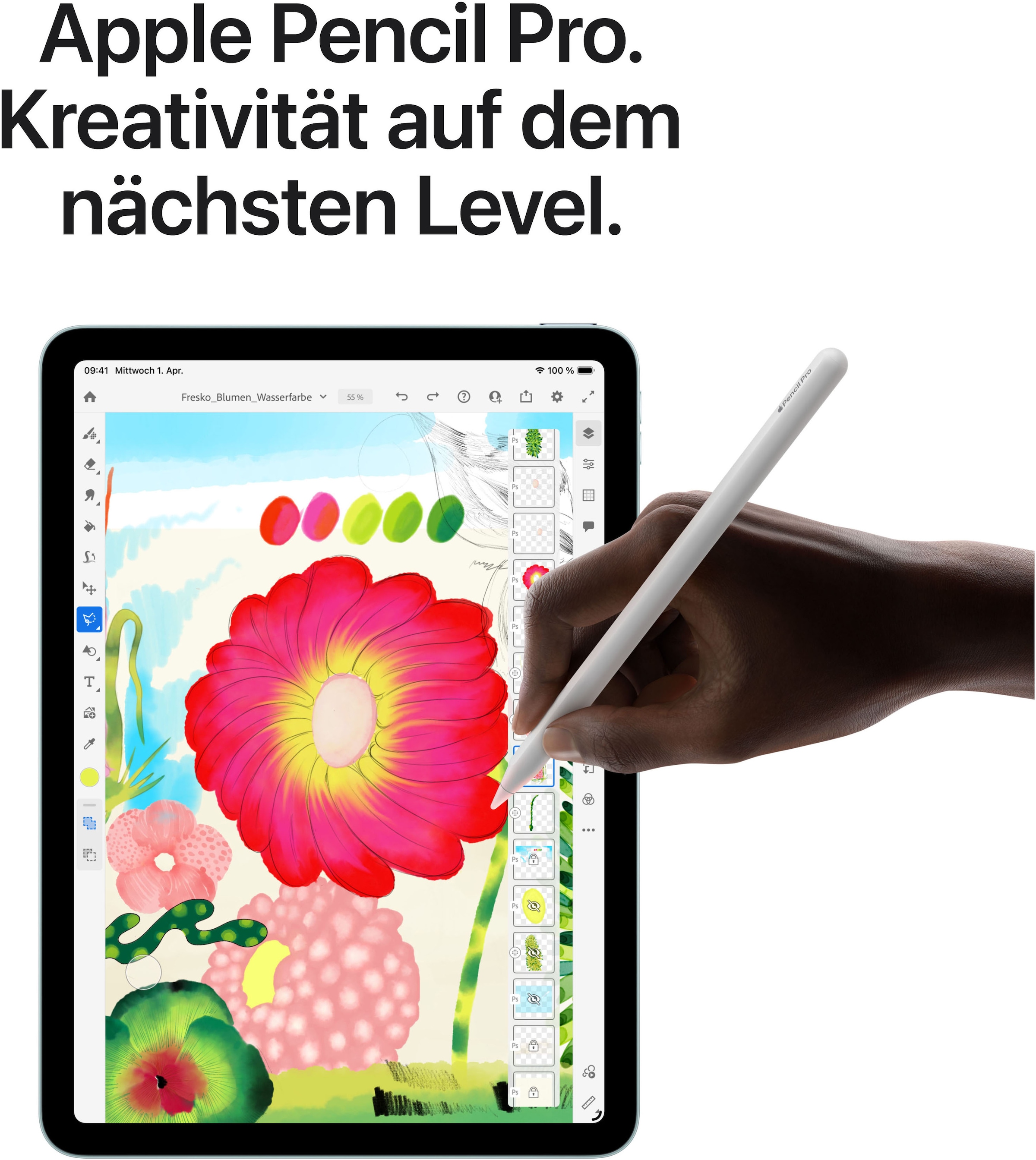 Apple Tablet »13" iPad Air Wi-Fi + Cellular« (33,02 cm / 13 ″) iPadOS 5G )