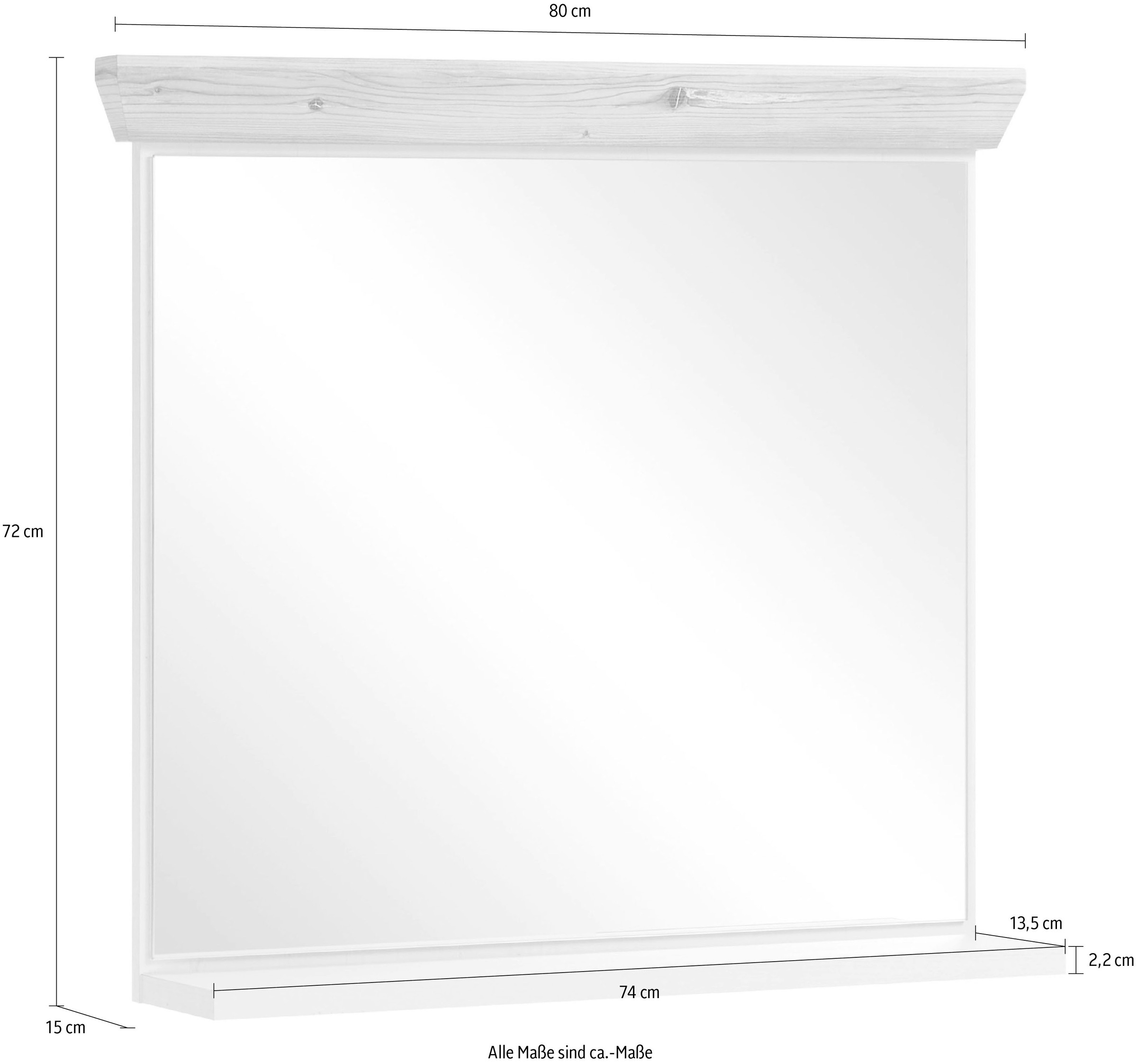 Home affaire Badspiegel »Florenz«, Breite 80 cm