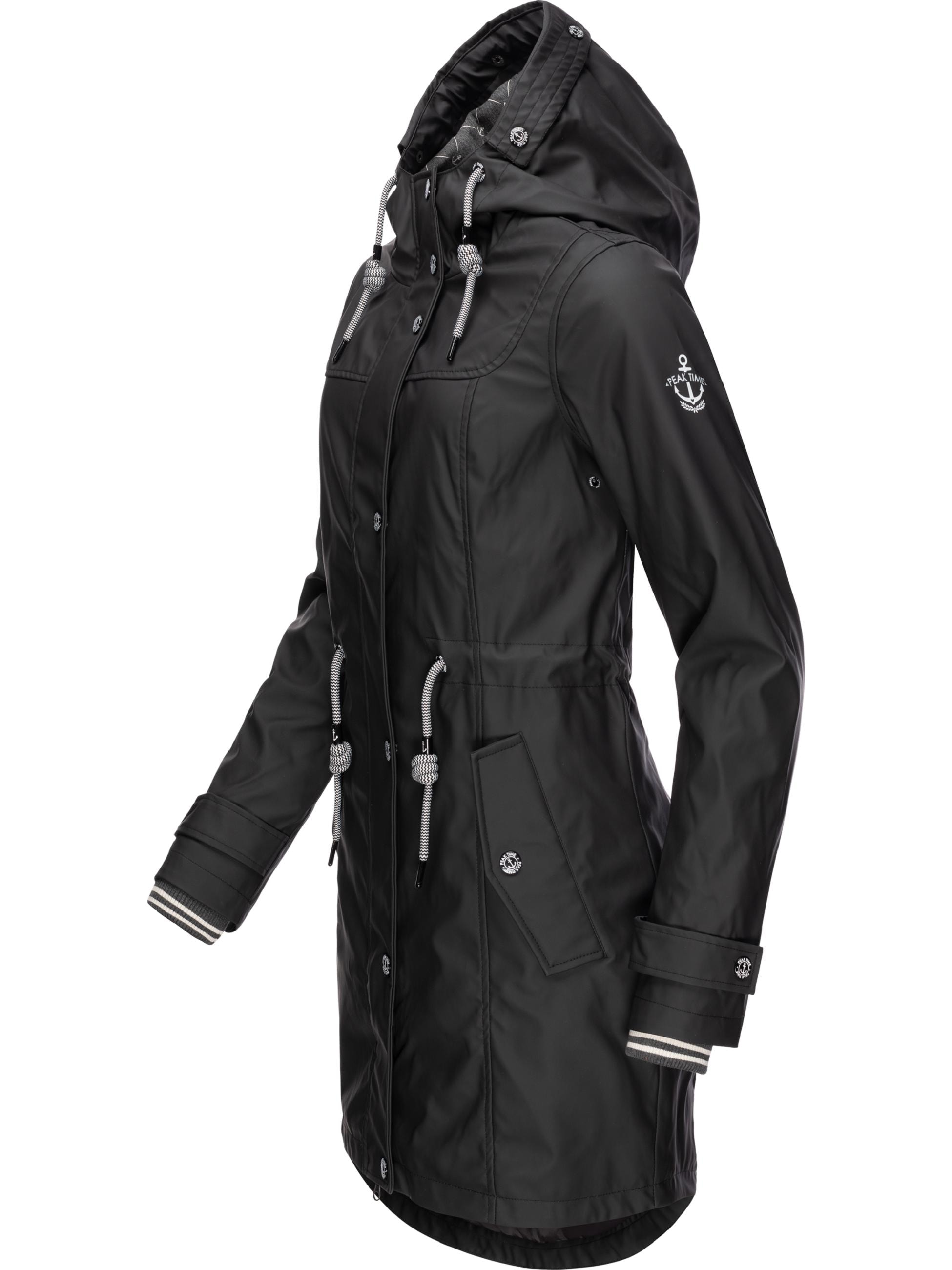 Regenmantel »Regenjacke L60042«, stylisch taillierter Regenmantel für Damen