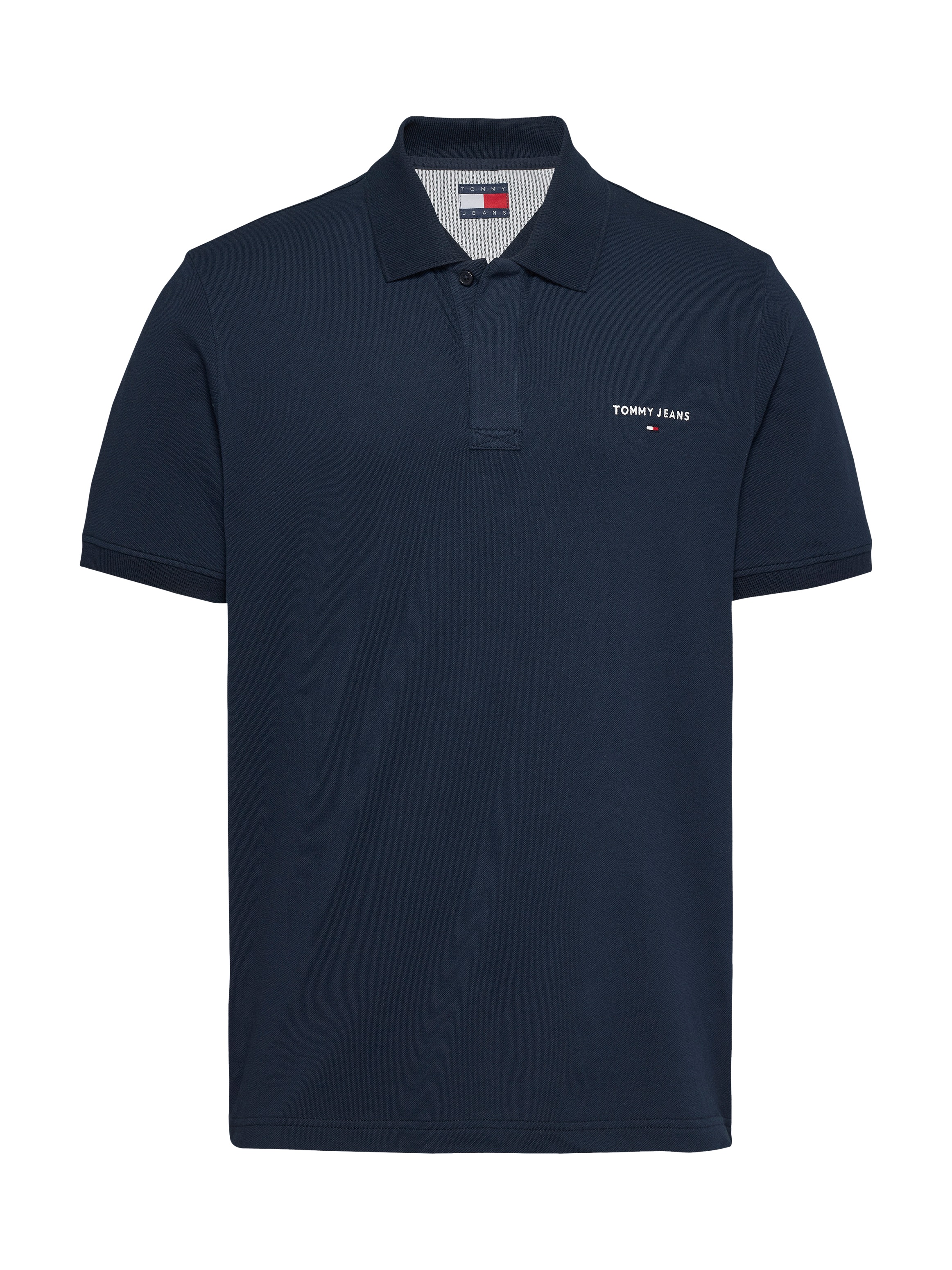 Tommy Jeans Poloshirt »TJM REG LINEAR POLO EXT«, Mit Rundhalsausschnitt