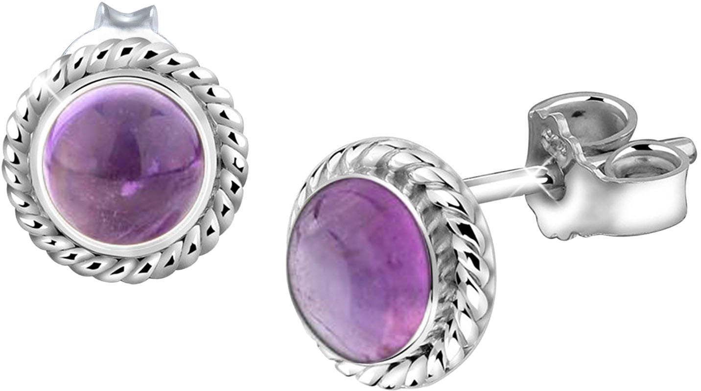 Elli Paar Ohrstecker »Ohrringe Schmuck Geschenk, 222999-015, 222999-018«, mit Howlith oder Amethyst