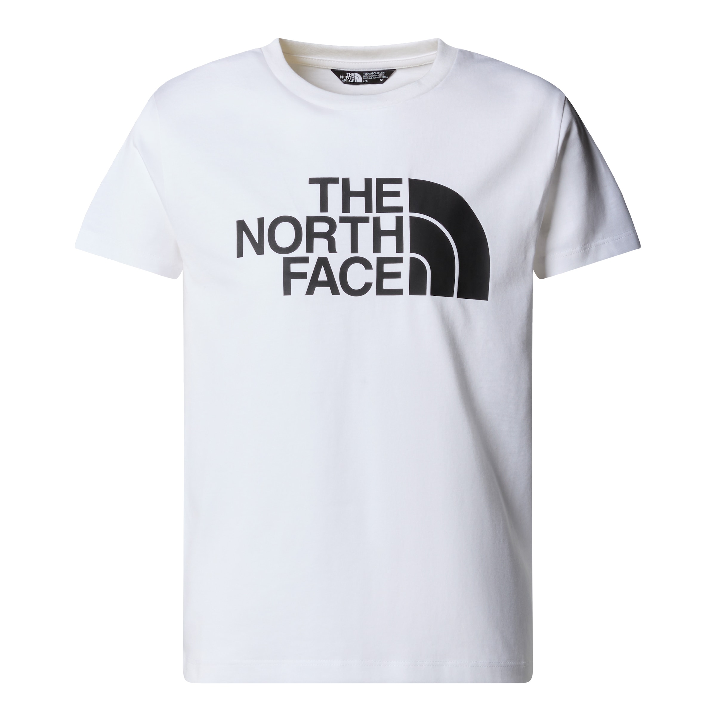 The North Face T-Shirt »TEEN EASY REGULAR SS TEE« für Jugendliche, sportlicher Stil, Kurzarm, Rundhalsausschnitt