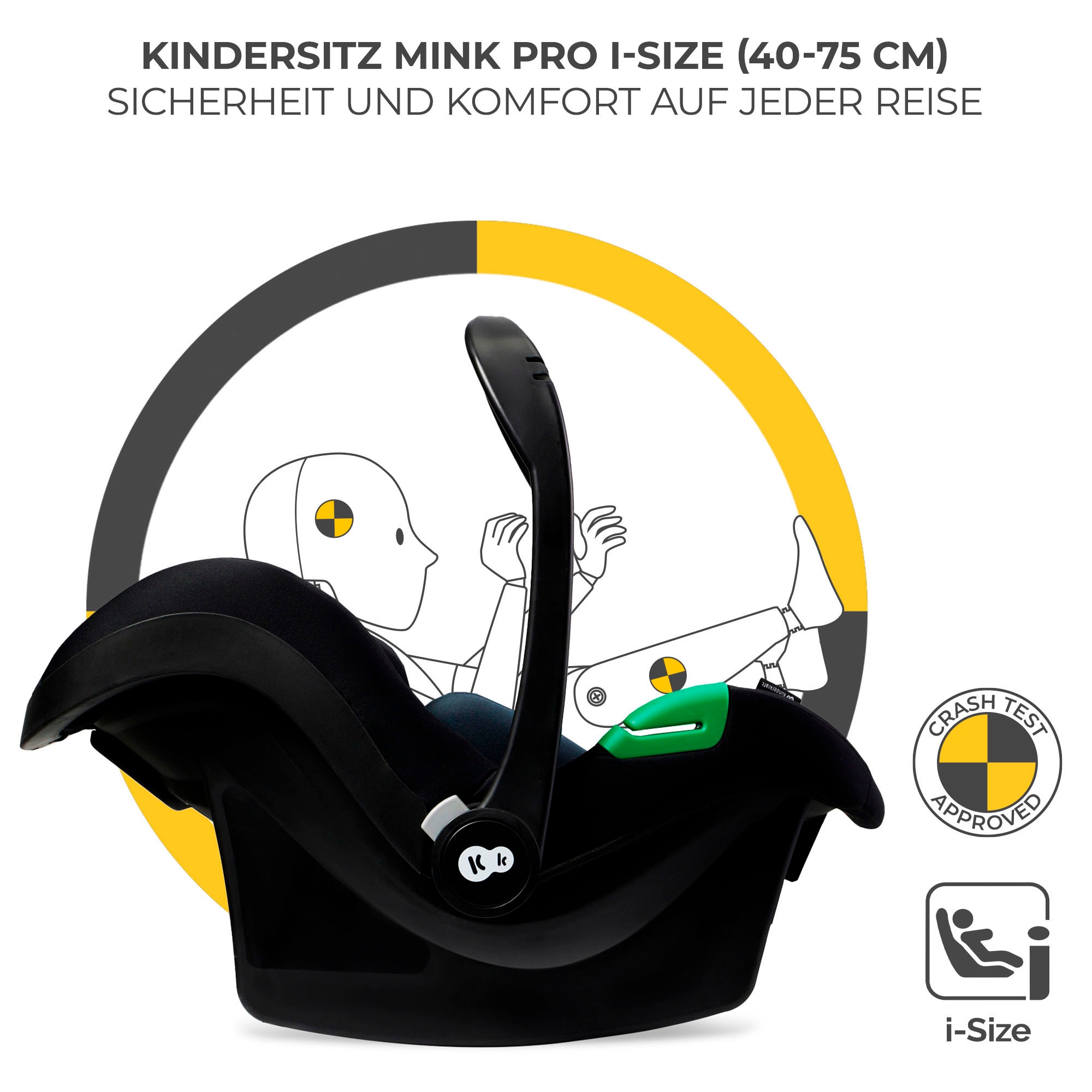 Kinderkraft Kombi-Kinderwagen »MOOV 2 4in1 EVA« 27 kg mit EVA-Rädern