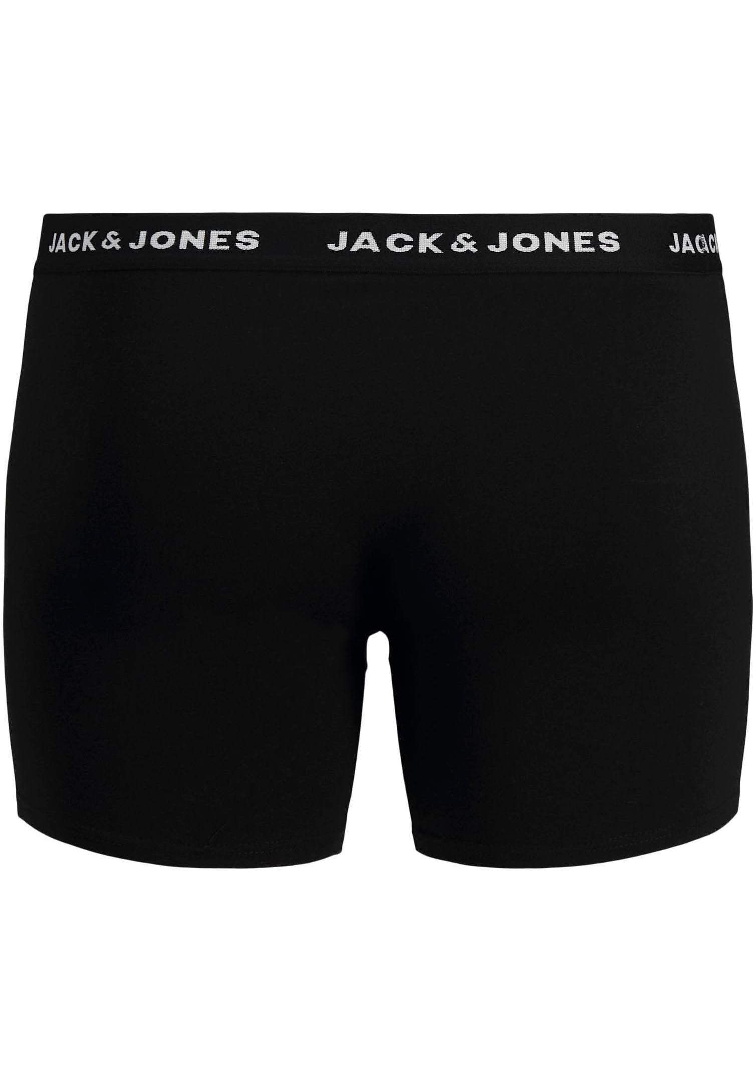 Jack & Jones PlusSize Boxershorts »JACHUEY mit leichtem Komfort im 5er-Pack«, (Packung, 5 St., 5er-Pack), unifarben, casual, regular fit, Baumwollmischung