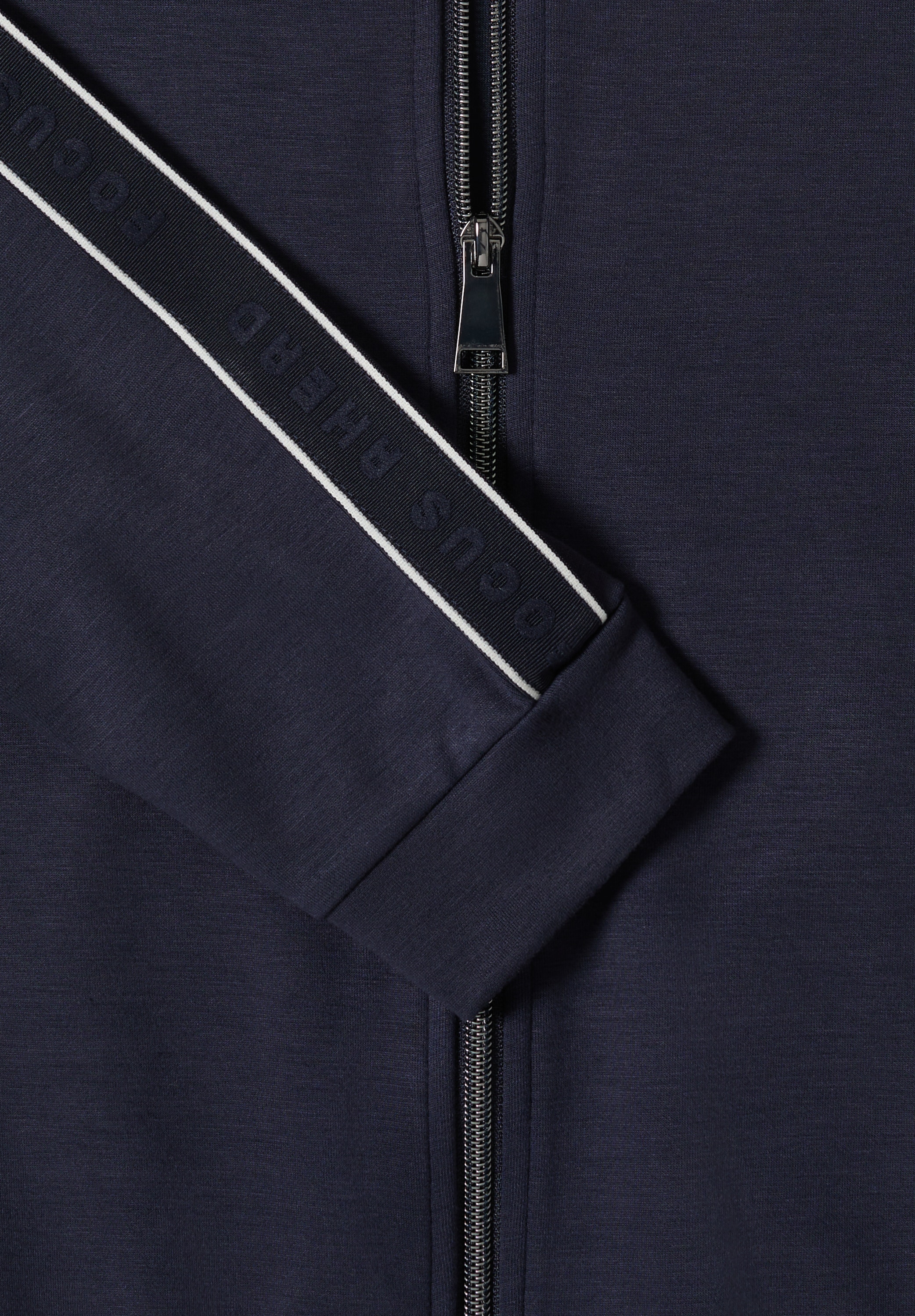 Cecil Sweatjacke Langarm mit Tape-Details und Bündchen