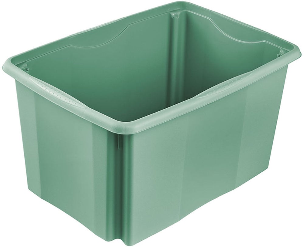 keeeper Aufbewahrungsbox »Emil, Box mit Deckel, 2er Set, 45 L, 55,5x40x30 cm« ineinander und aufeinander stapelbar