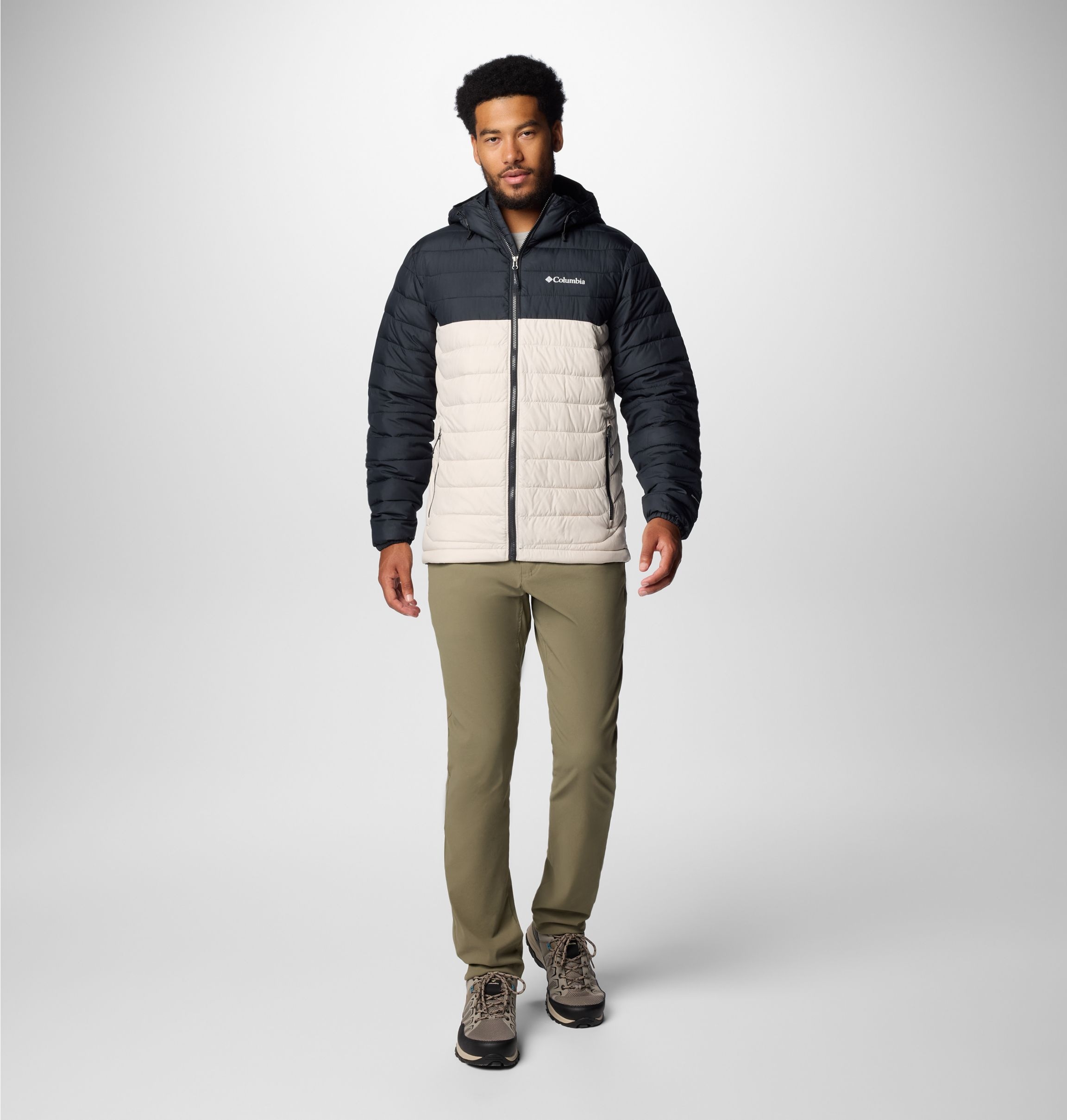 Columbia Steppjacke »POWDER LITE II HOODED JACKET«, (1 St.)
