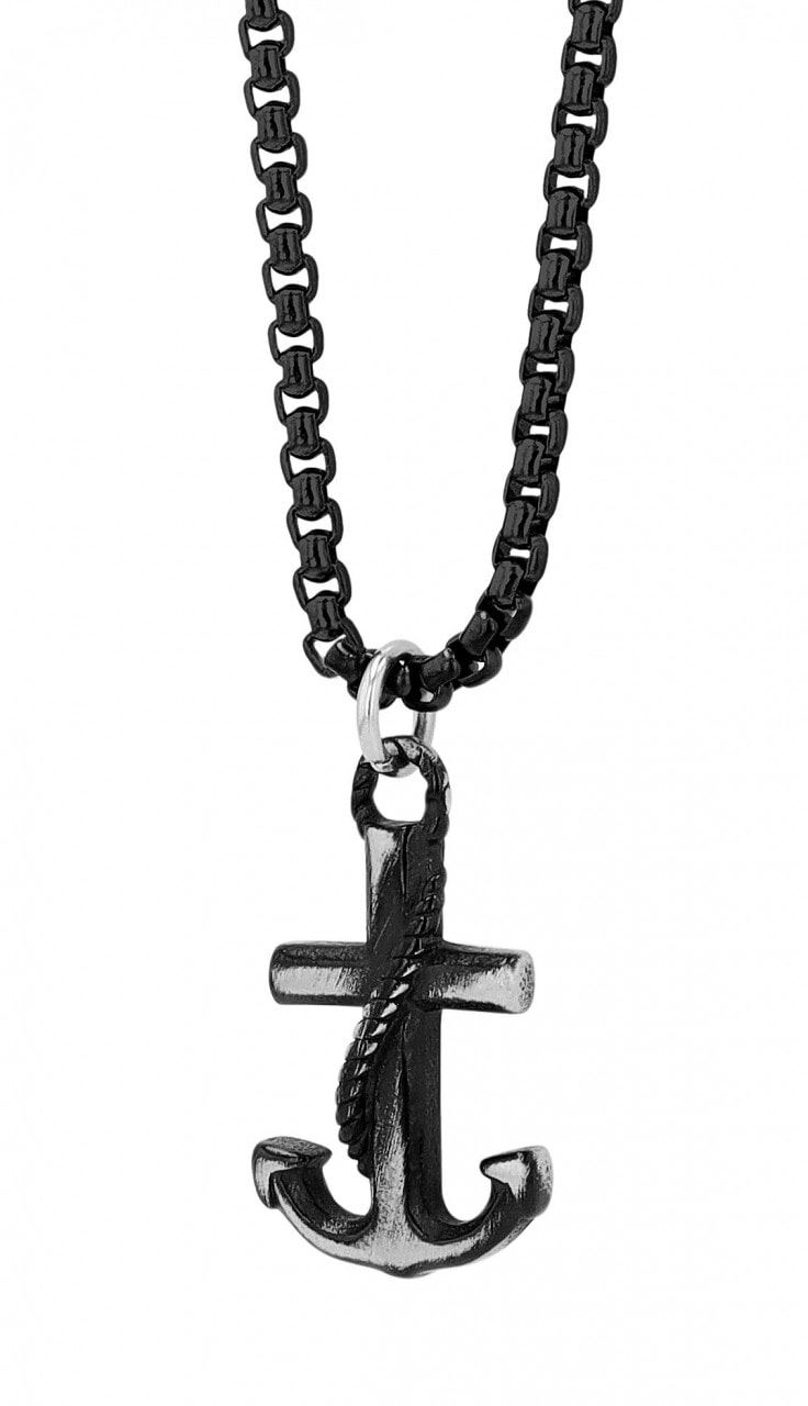 Adelia´s Kette mit Anhänger »Adelia's Herren Edelstahl Ankerkette Halskette mit Anhänger Anker unbekannt cm«