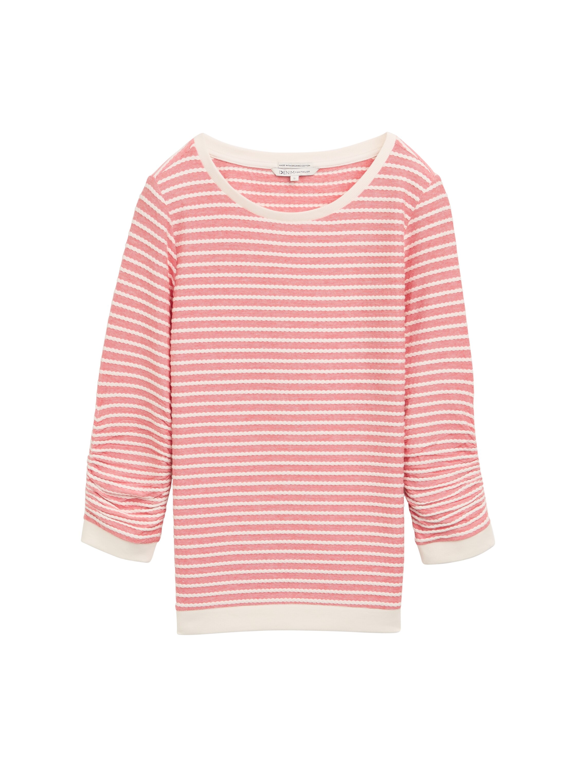 TOM TAILOR Denim Sweatshirt, mit gestreifter Optik