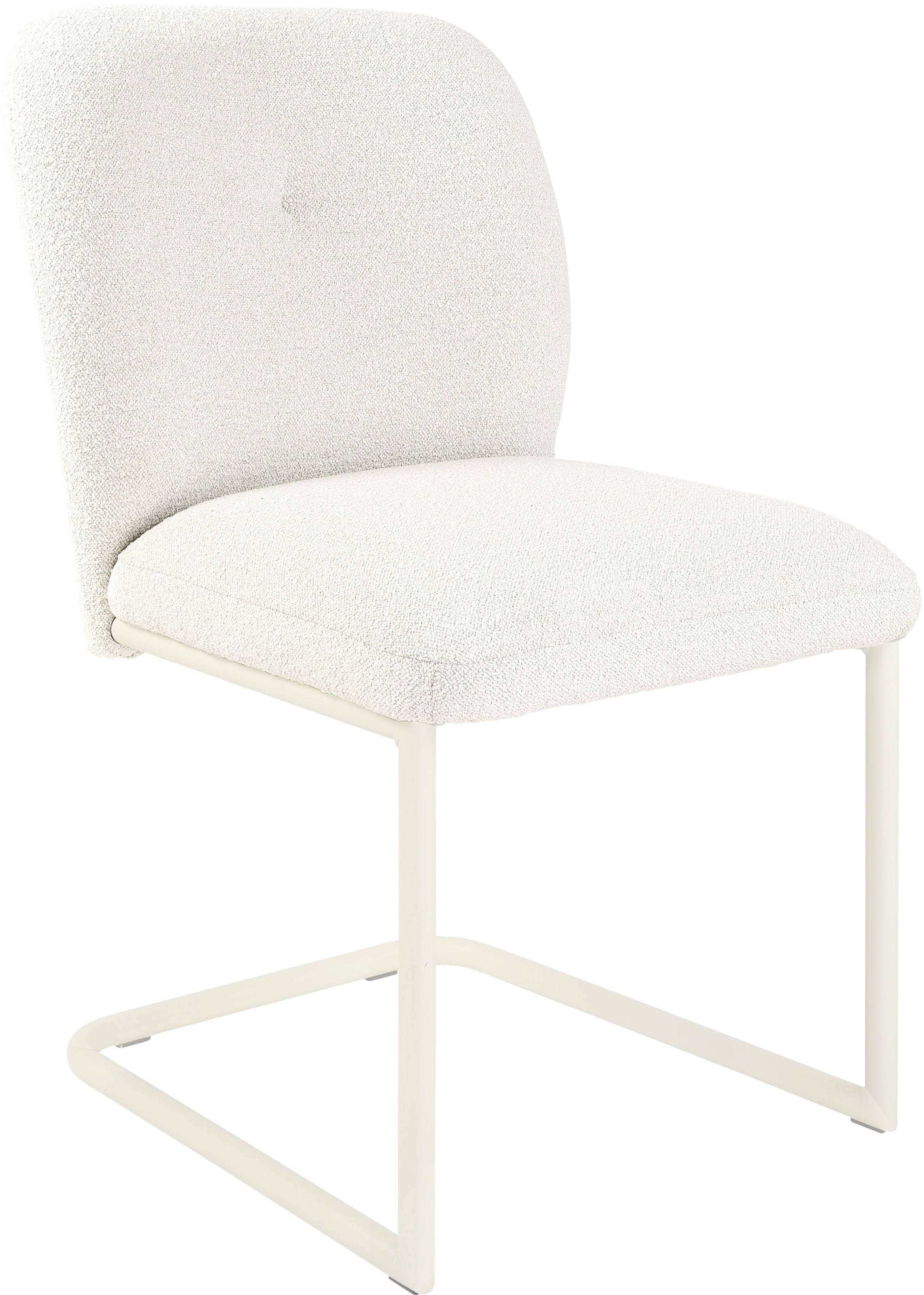 TOM TAILOR HOME Freischwinger »PEBBLE CHAIR«, (Set), 2 St., Webstoff Bouclé, Esszimmerstuhl, Freischwinger, 140 kg belastbar, Rundrohrgestell