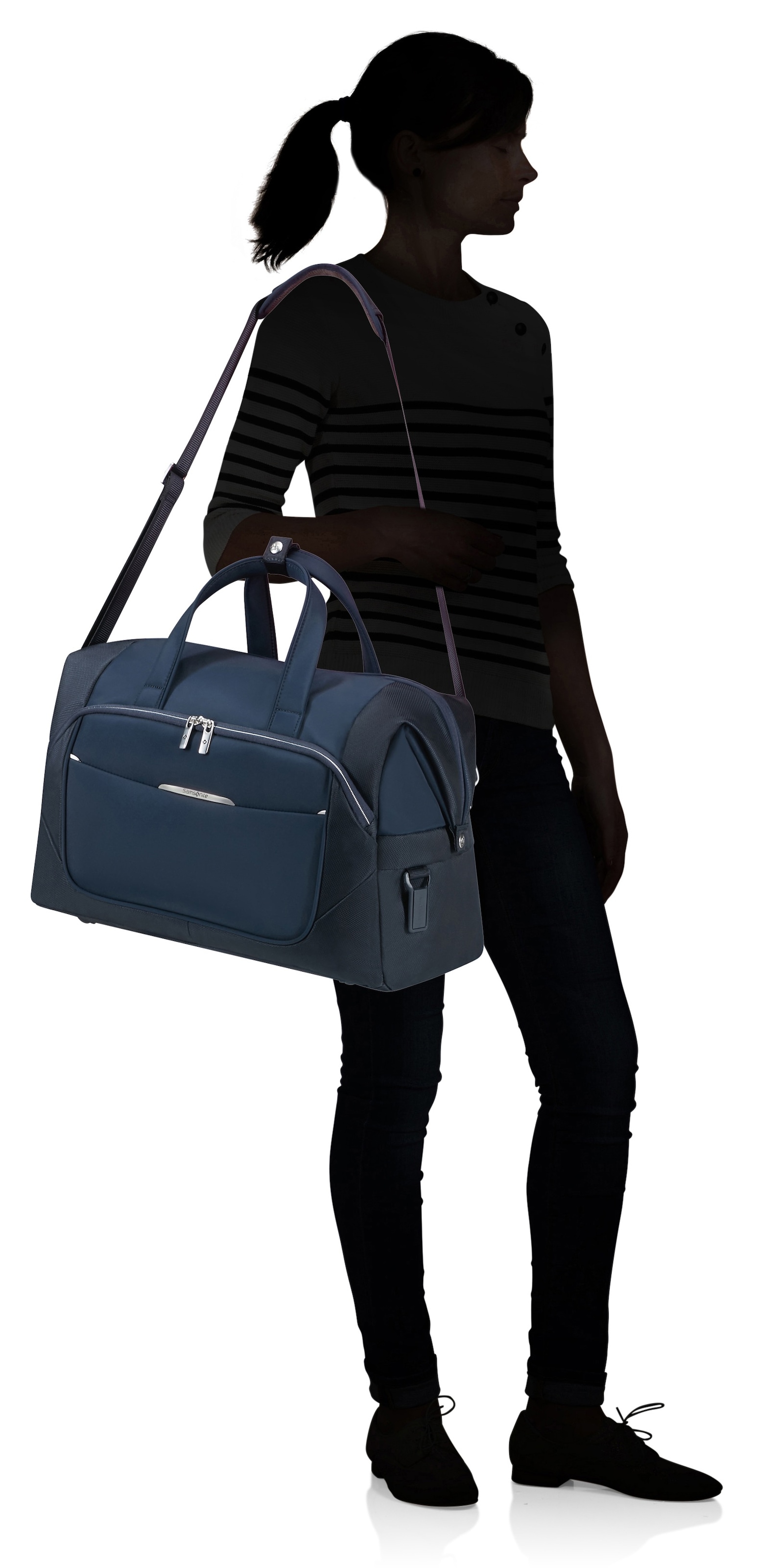 Samsonite Reisetasche »RE-LITE« Duffle Weekender Overnighter mit Packwürfel