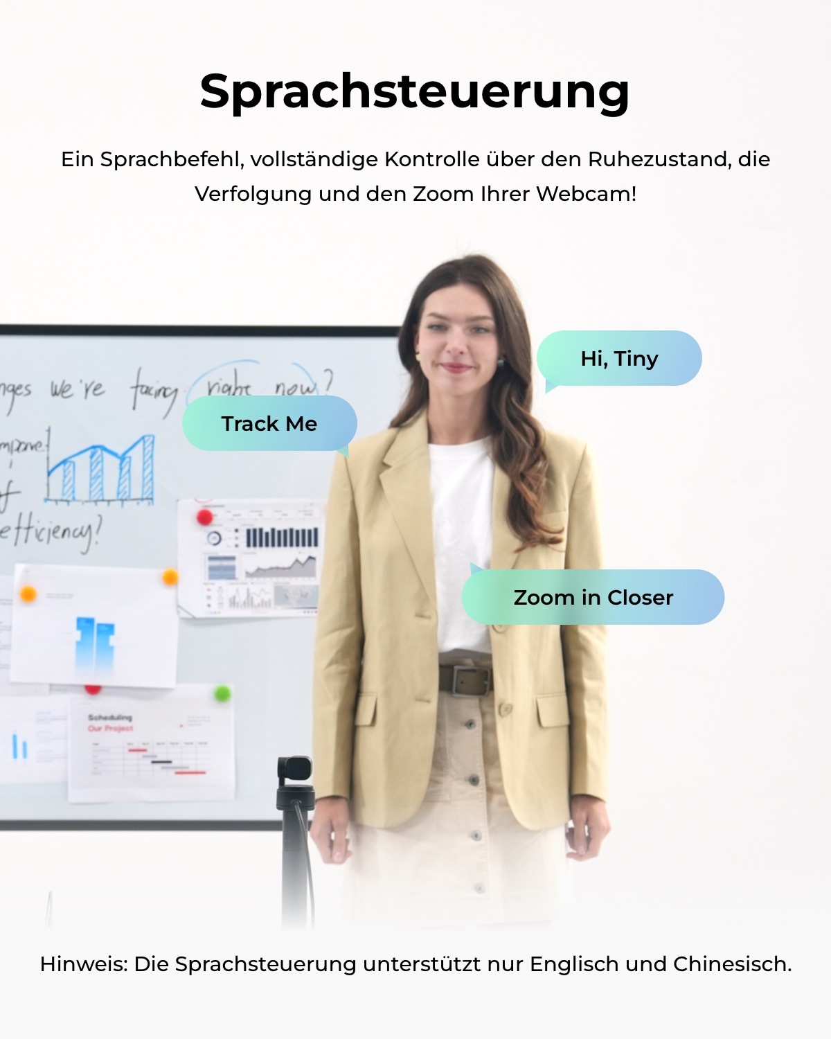 OBSBOT Webcam »TINY 3 Lite« 4K Ultra HD