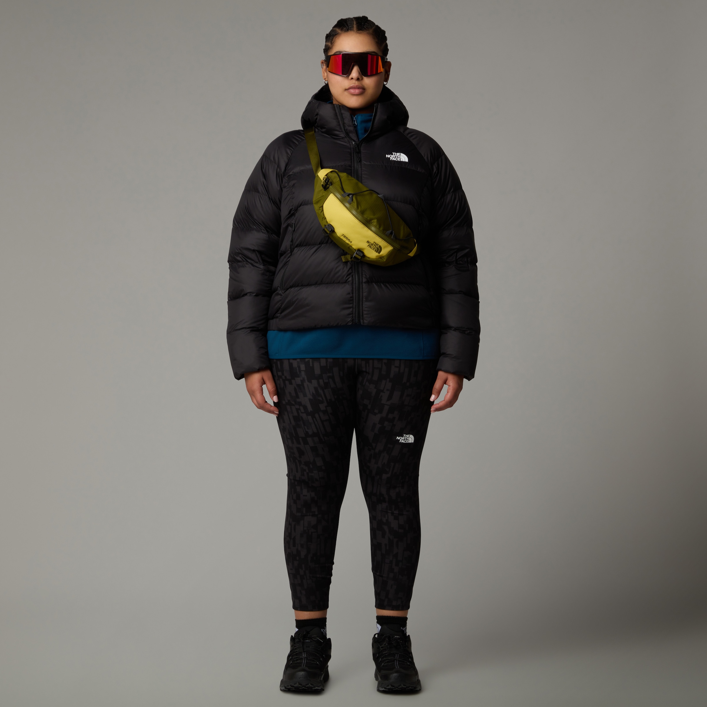 The North Face Winterjacke »W PLUS HYALITE HOODIE«, mit Kapuze, Atmungsaktiv