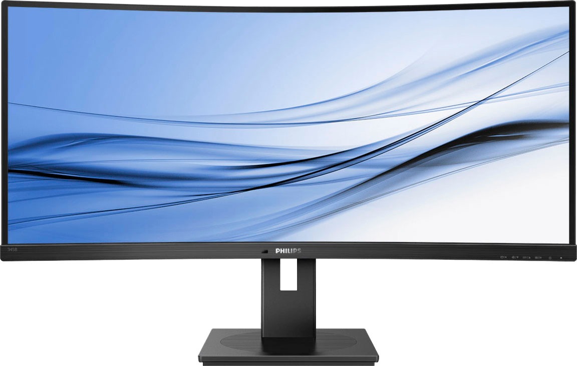 Philips Curved-LED-Monitor »345B1C/00«, 86,36 cm/34 Zoll, 3440 x 1440 px, WQHD, 4 ms Reaktionszeit, 100 Hz