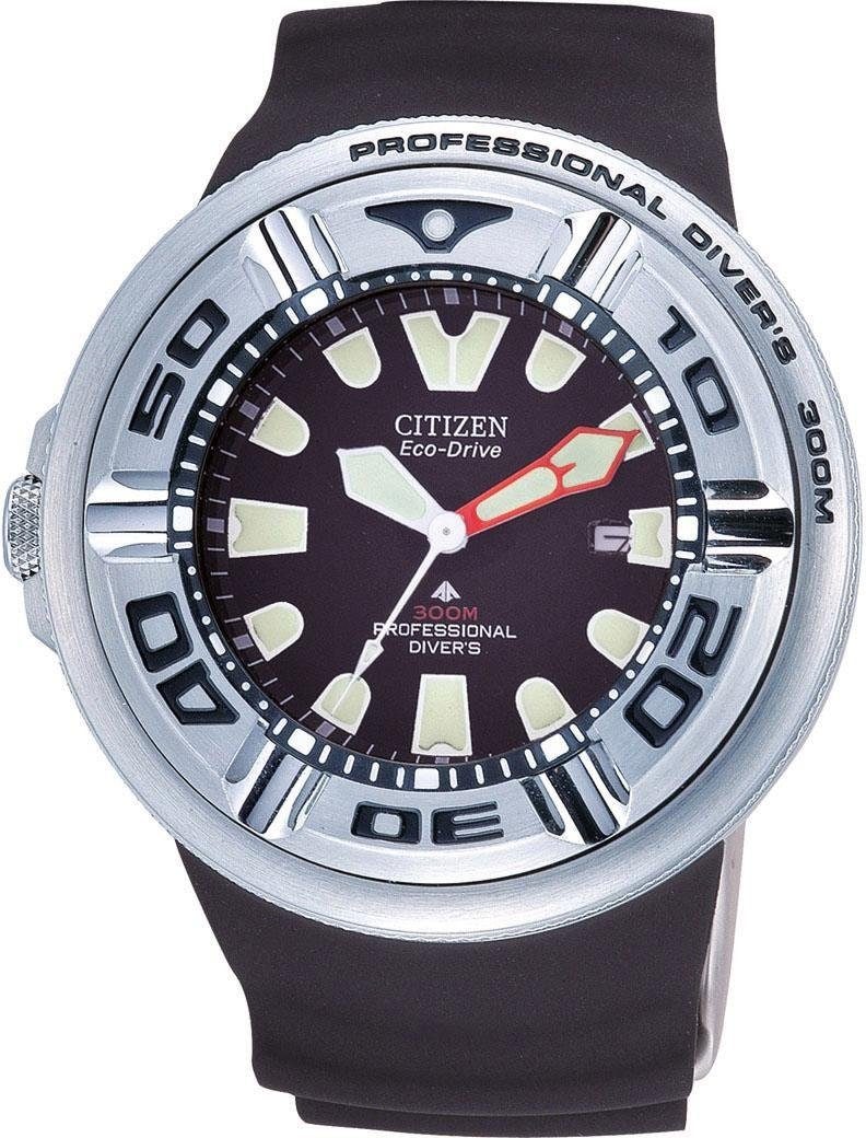 Citizen Taucheruhr »Promaster Marine Eco-Drive Professional Diver 300m, BJ8050-08E«, (Mit einem Verlängerungsarmband), Armbanduhr, Herrenuhr, Solar